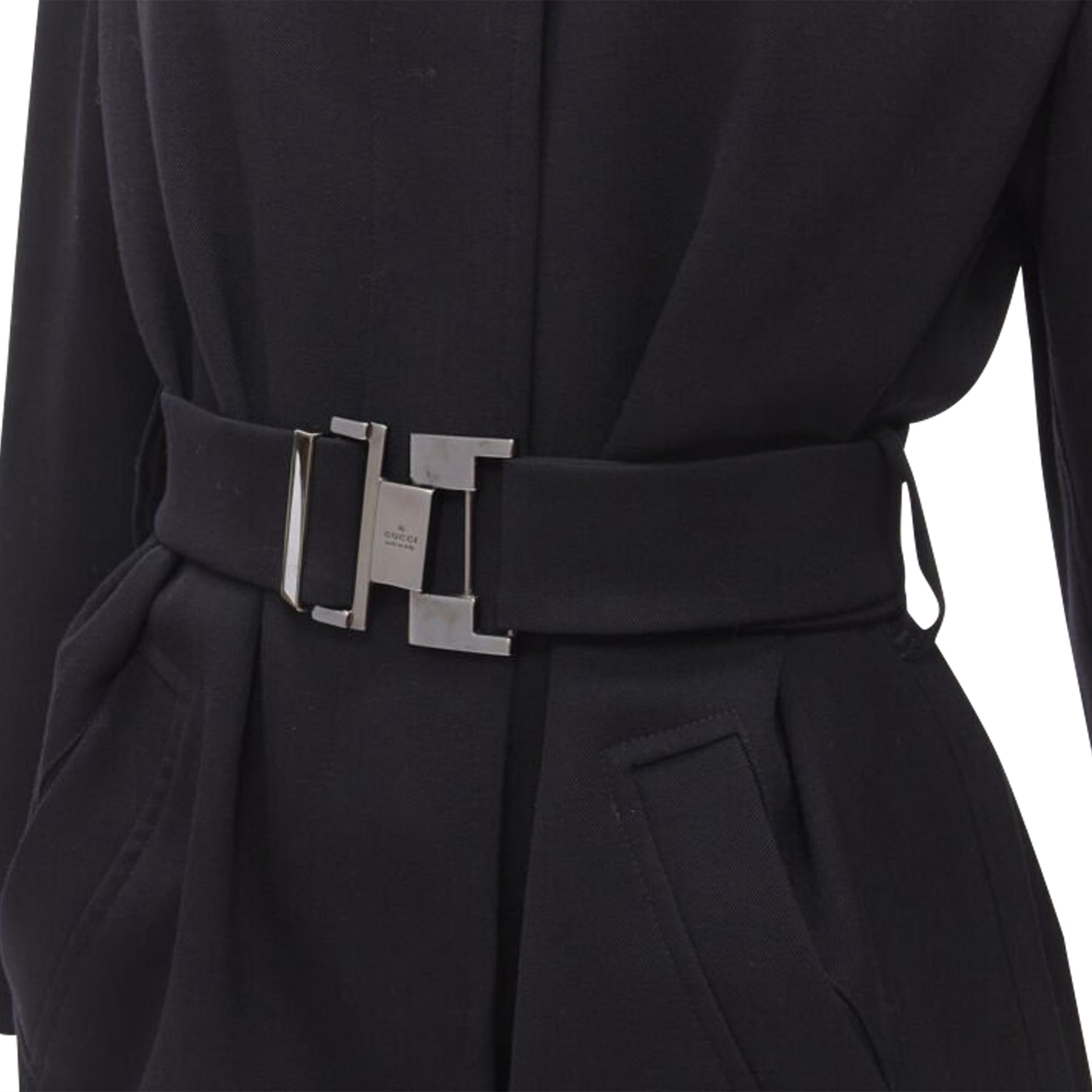 Women's Gucci Tom Ford wool oversized belted coat
