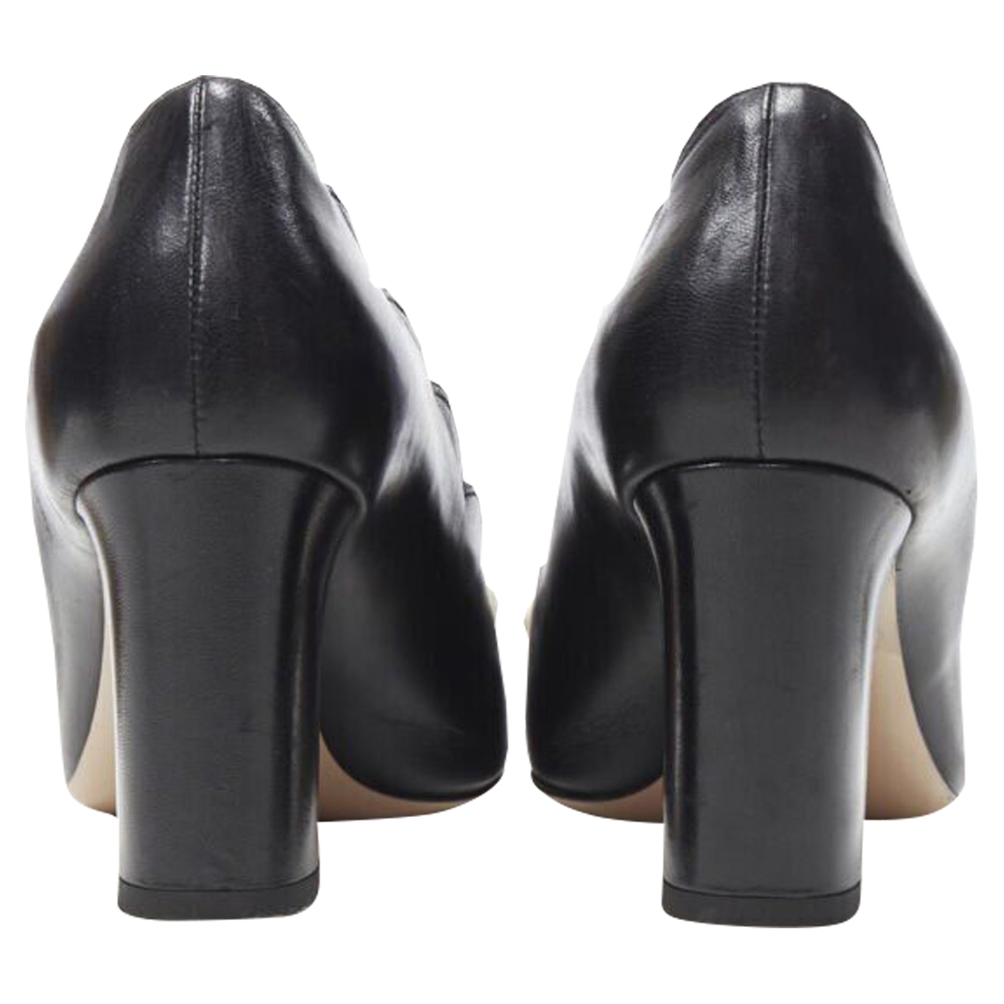 Women's Gucci GG Pearl leather scalloped pump