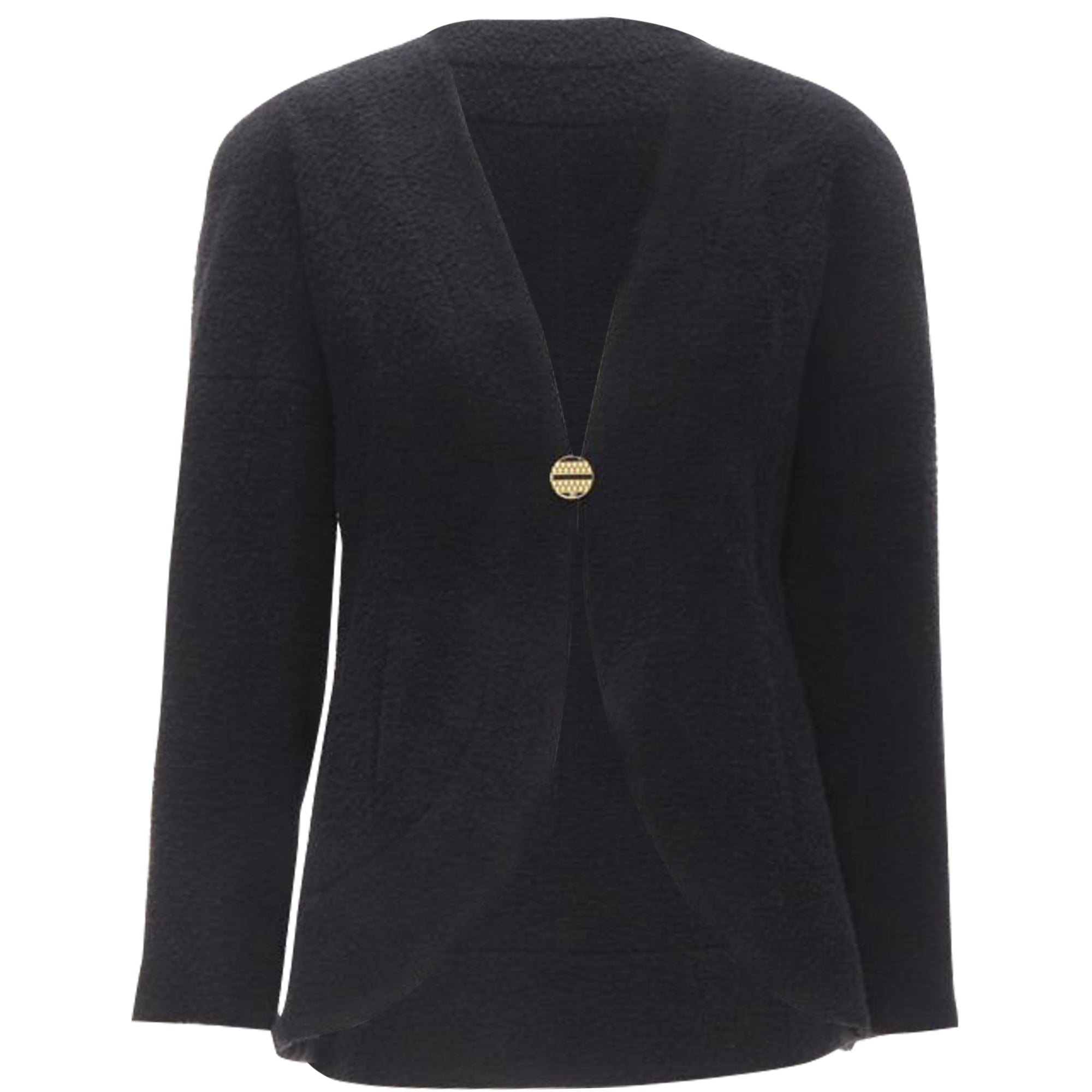 Women's Chanel wool boucle round shoulder on jacket
