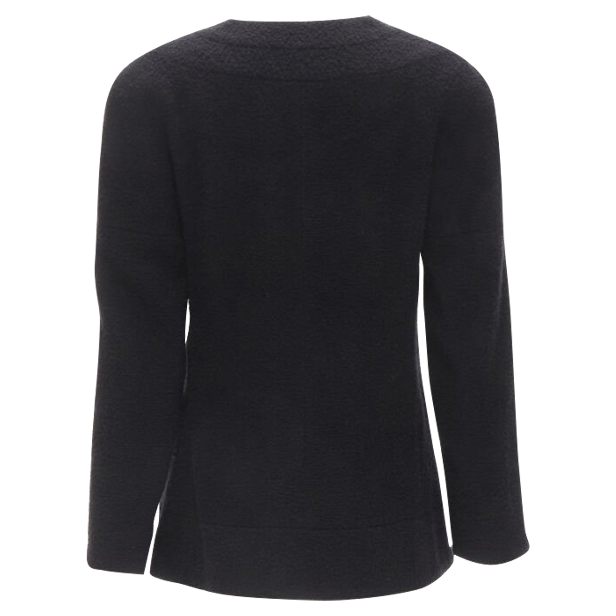Women's Chanel wool boucle round shoulder on jacket