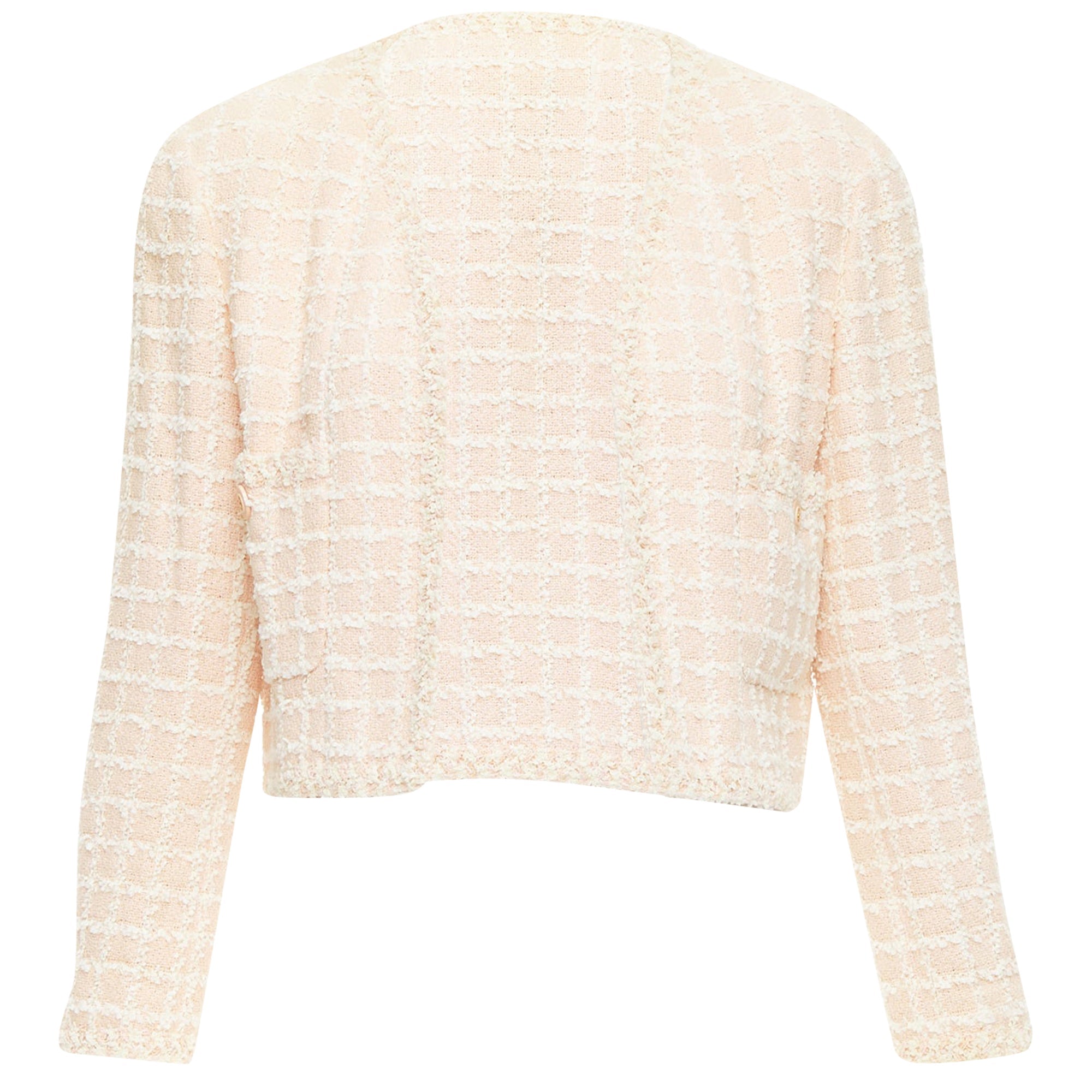 Women's Chanel cotton tweed cropped jacket