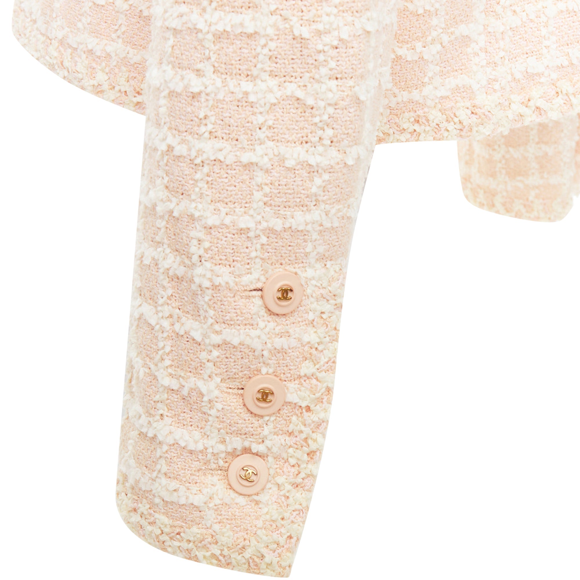 Women's Chanel cotton tweed cropped jacket