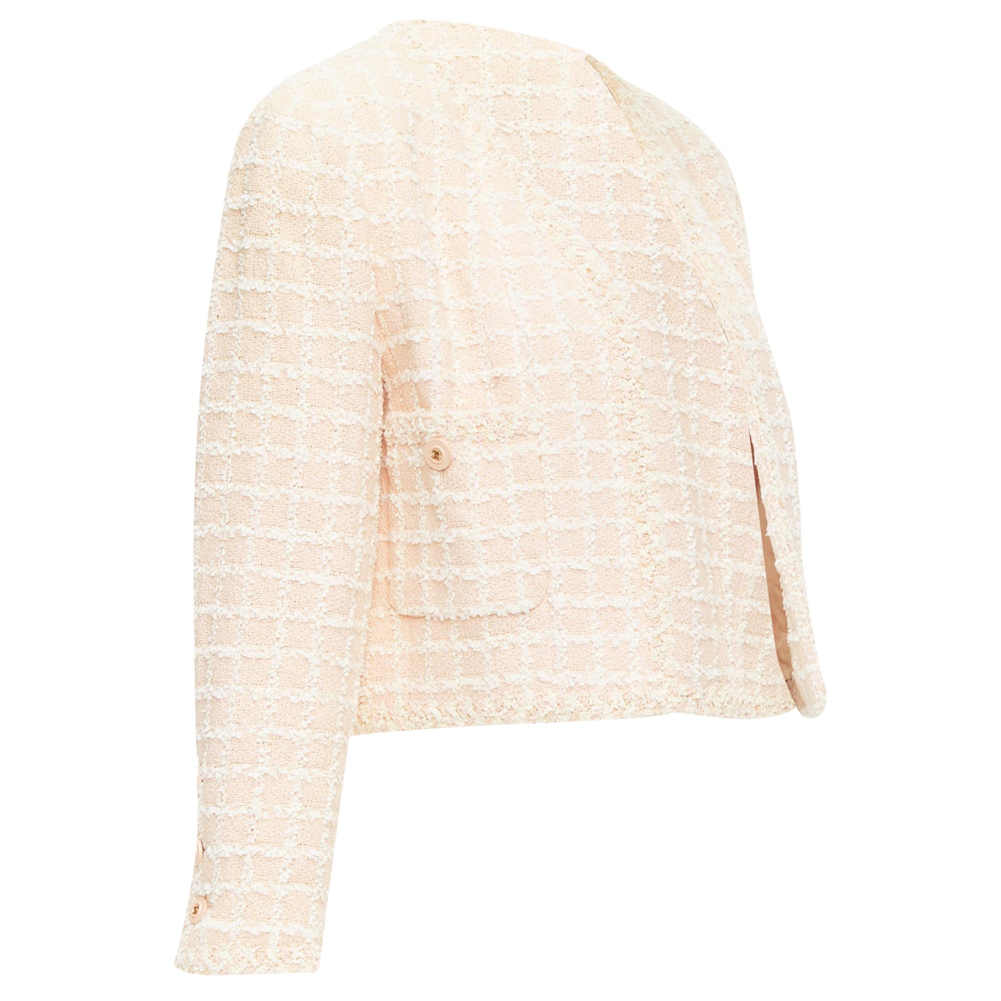 Women's Chanel cotton tweed cropped jacket