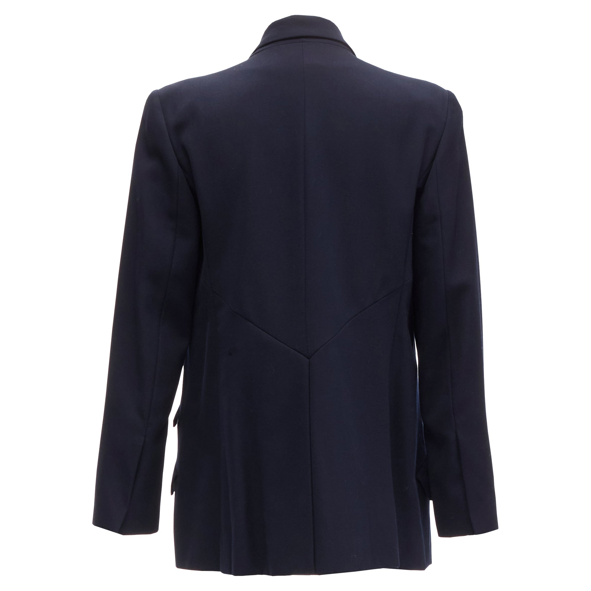 Women's Chanel CC buttons p pockets military blazer jacket