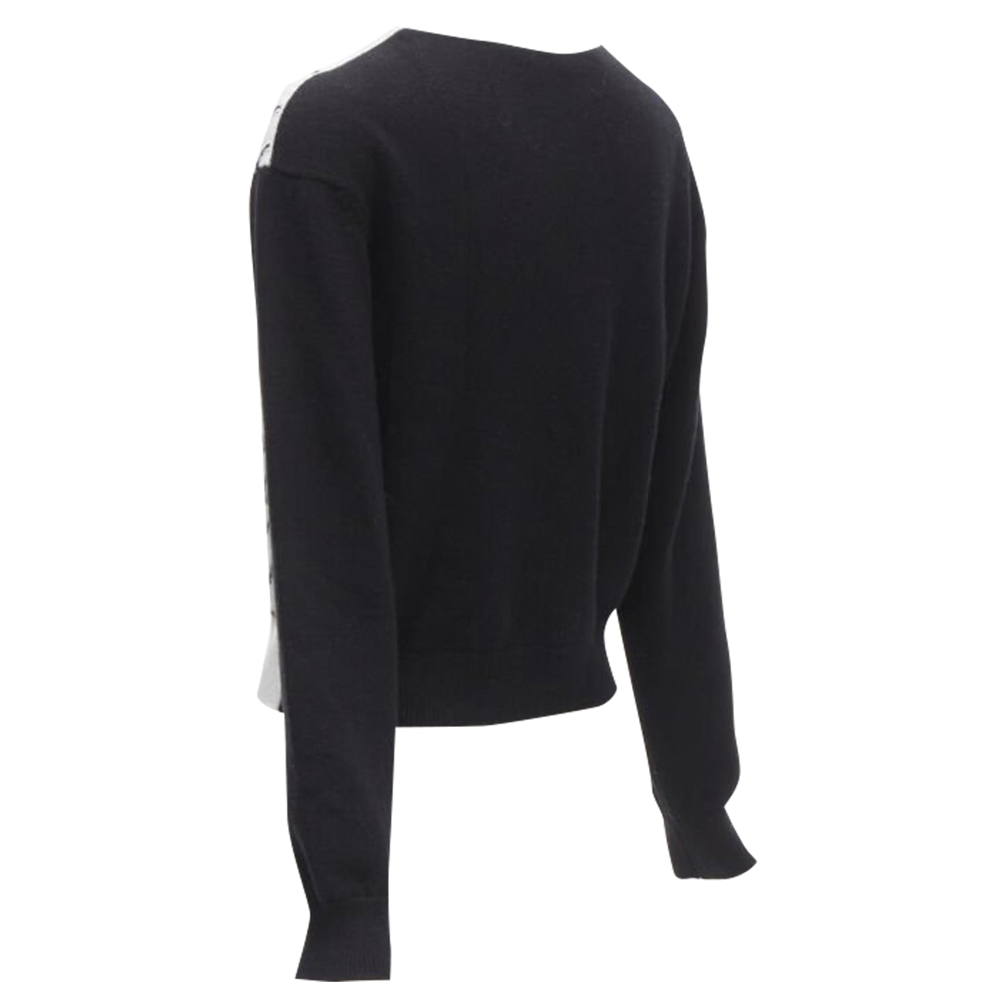Women's Chanel cashmere Dove bird CC pullover sweater