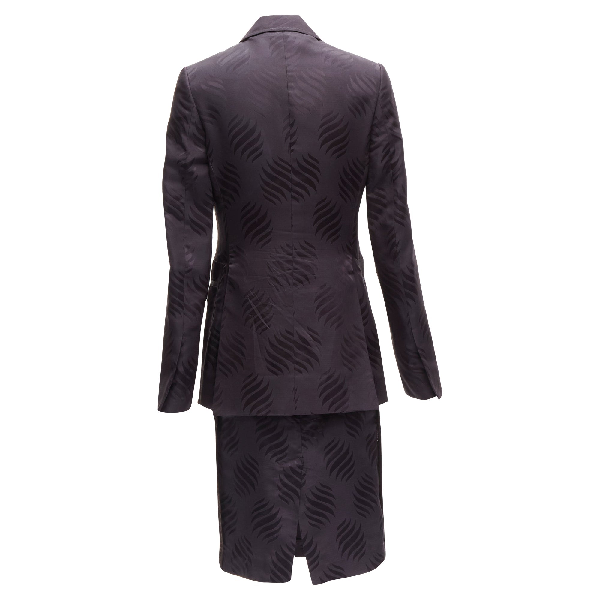 Women's Gucci Tom Ford oriental leaf jacquard blazer skirt su