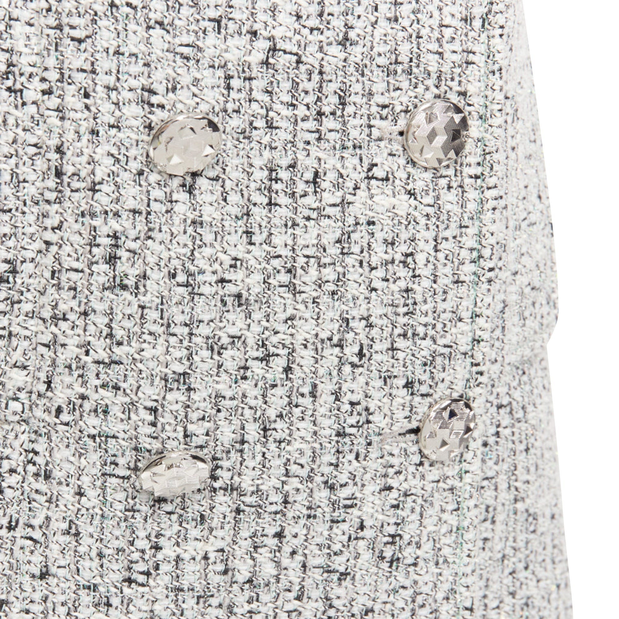 Women's Chanel Fantasy Tweed CC Buttons Cuffed Sleeves Jacket