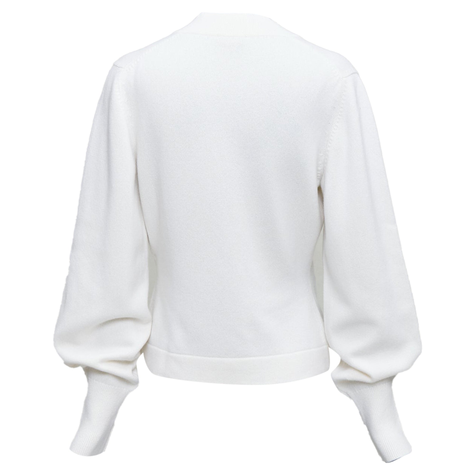 Women's Chanel off cashmere blend CC crystal buttons cardigan