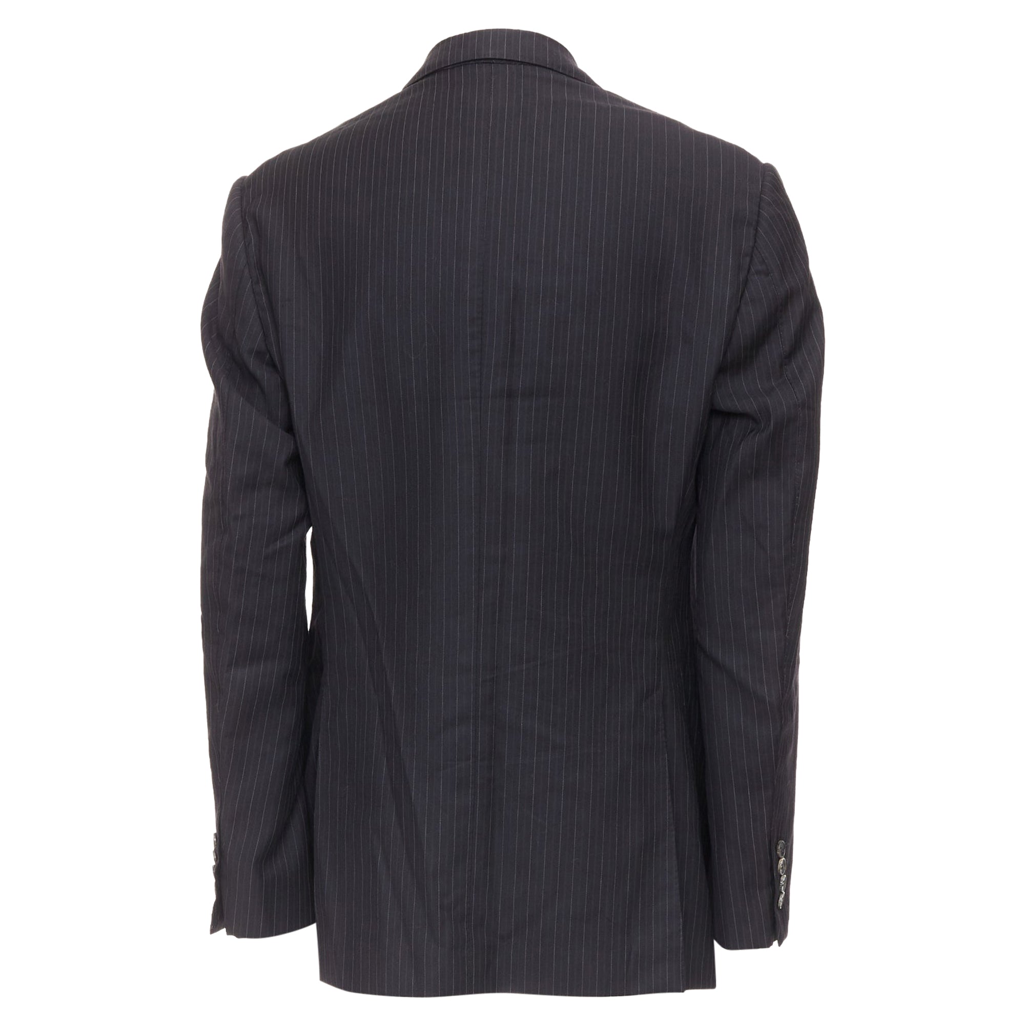 Men's Gucci wool pinstripe double vent blazer