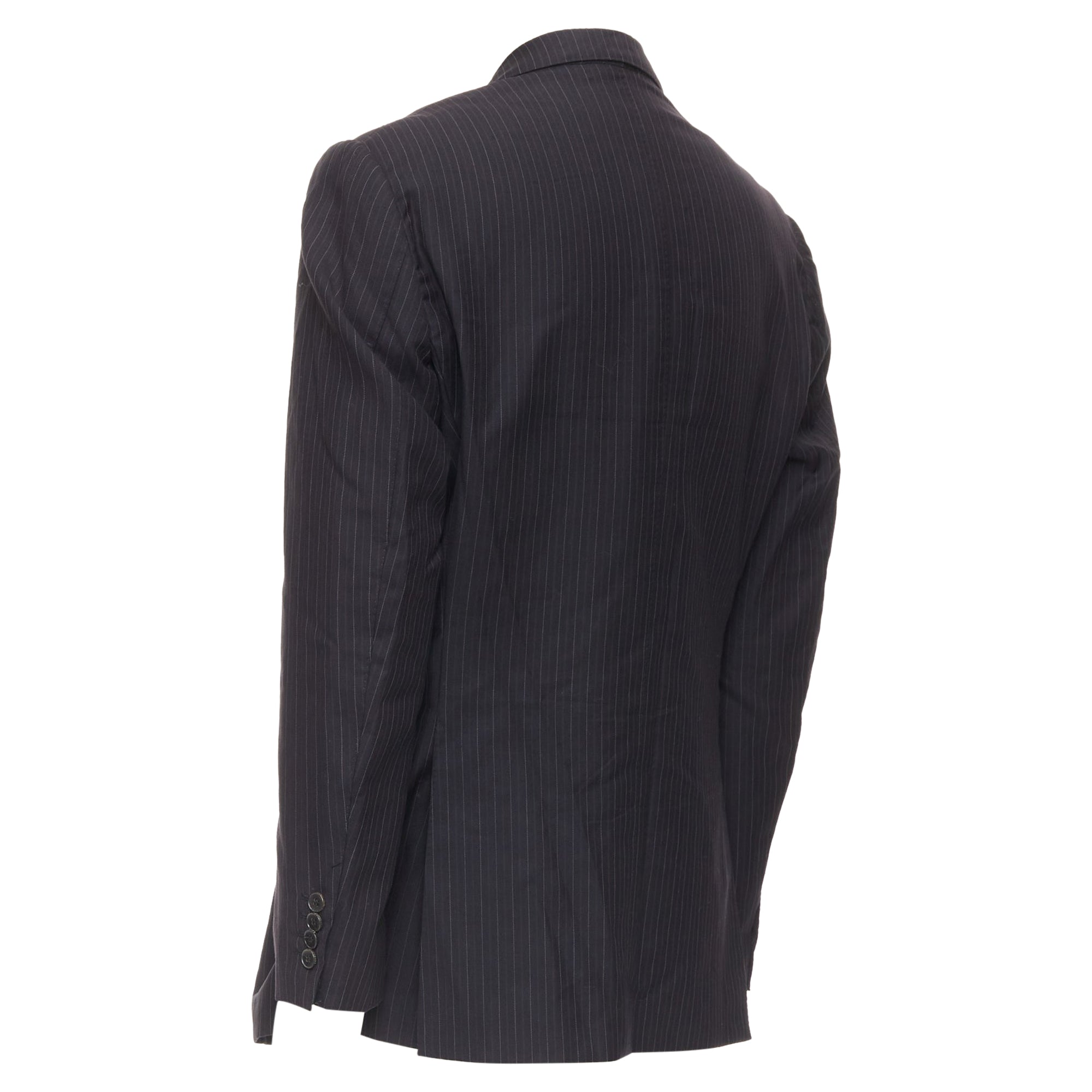 Men's Gucci wool pinstripe double vent blazer