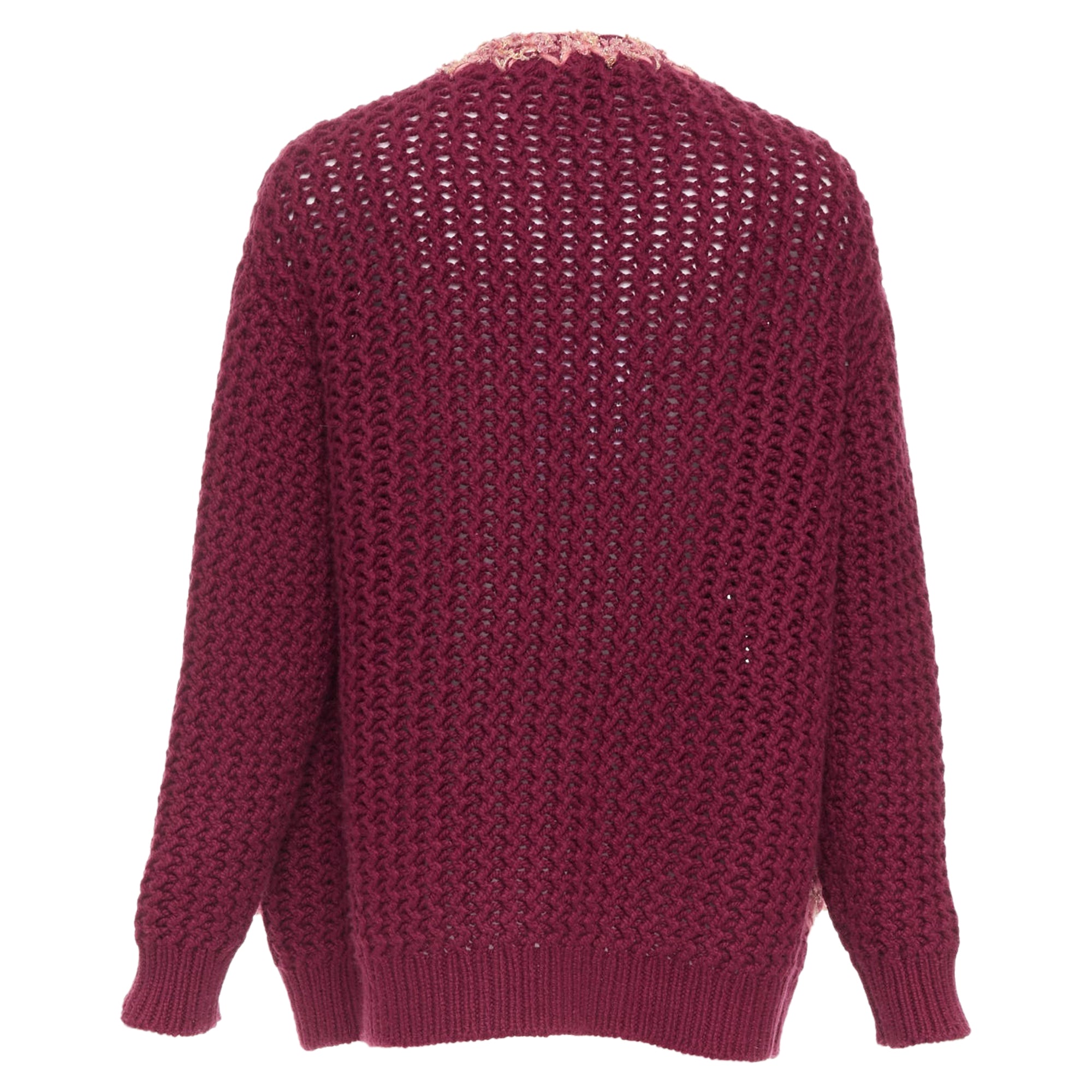 Women's Chanel Runway cashmere tweed 4 pockets cardigan