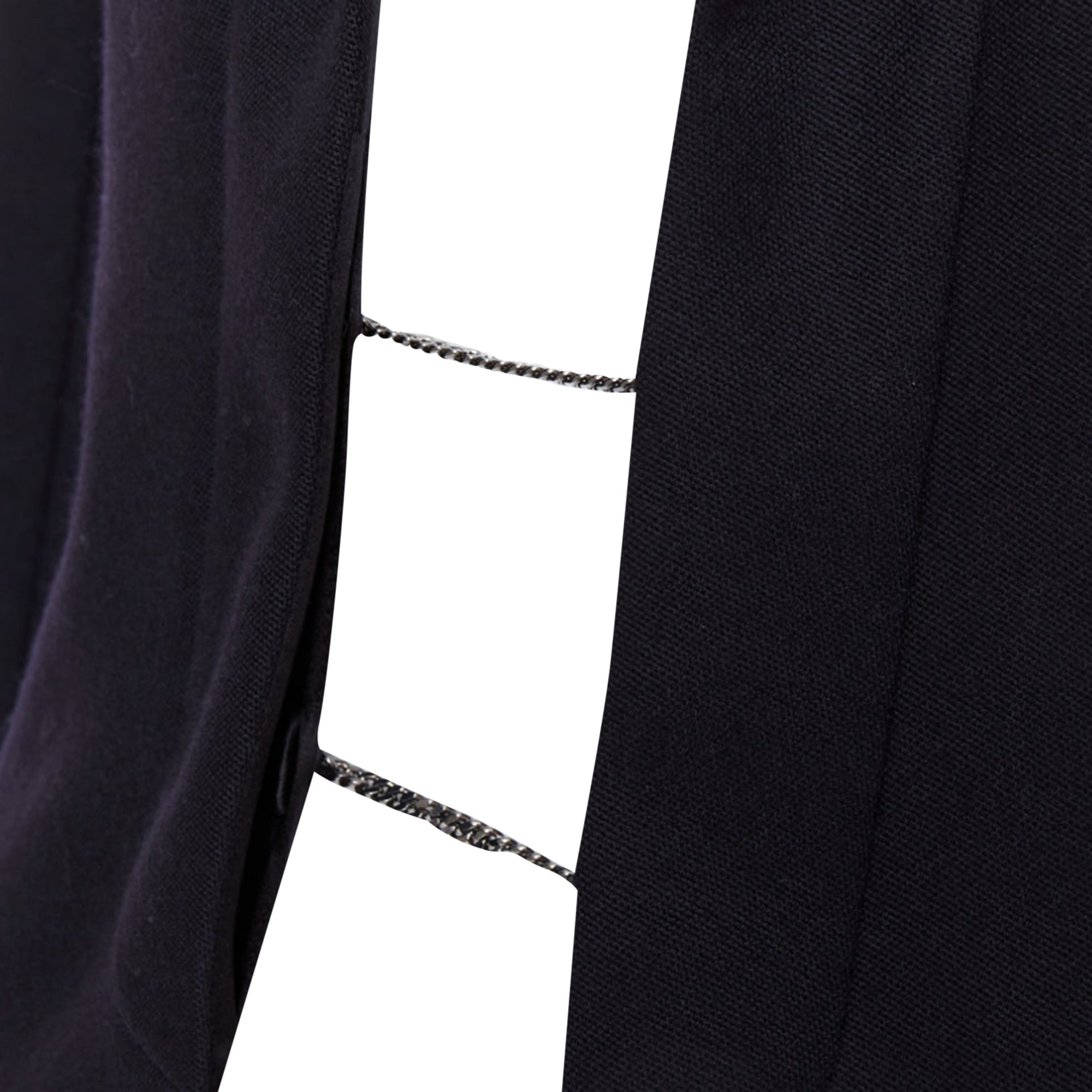 Women's Chanel black wool tuxedo blazer