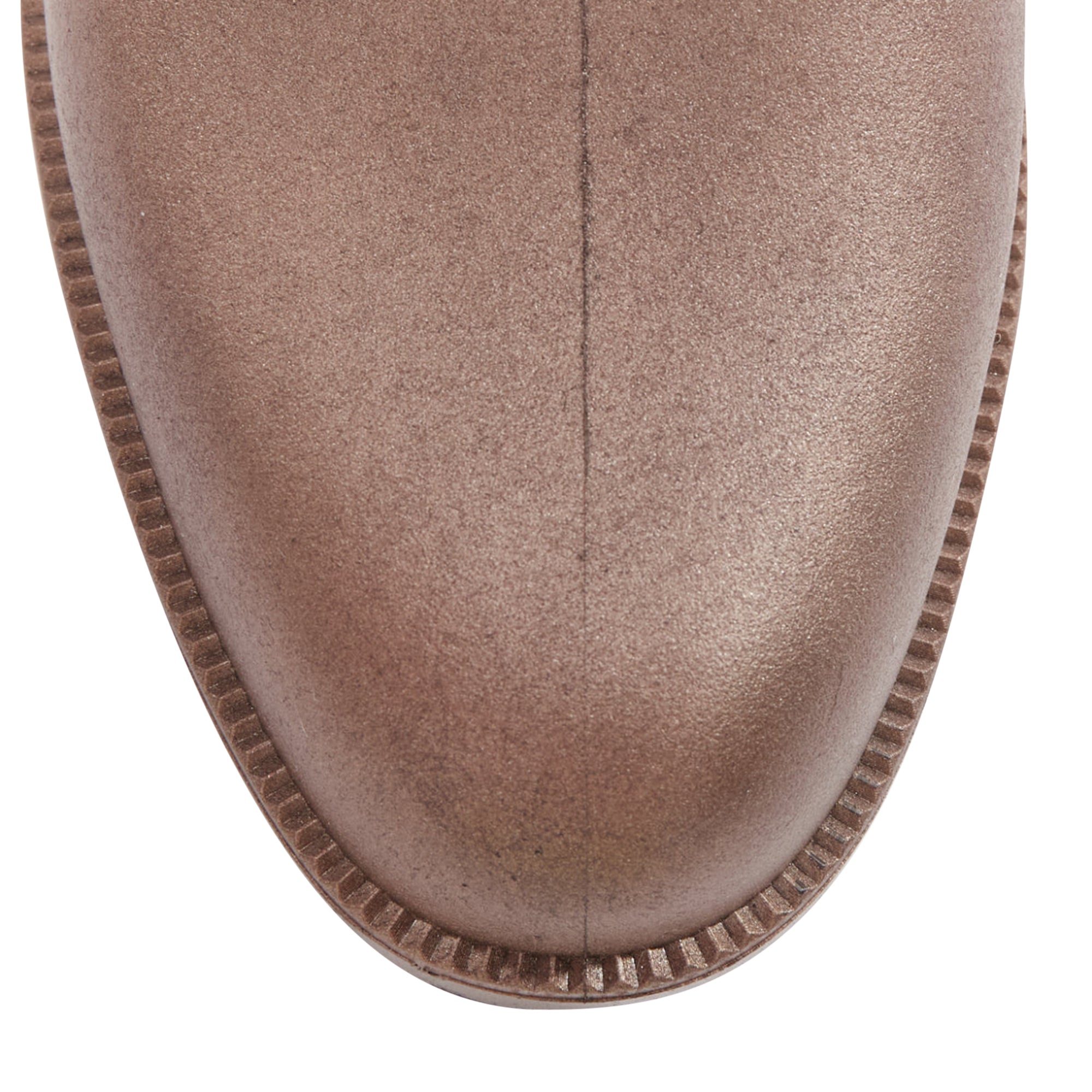 Women's Gucci bronze rubber rainboots