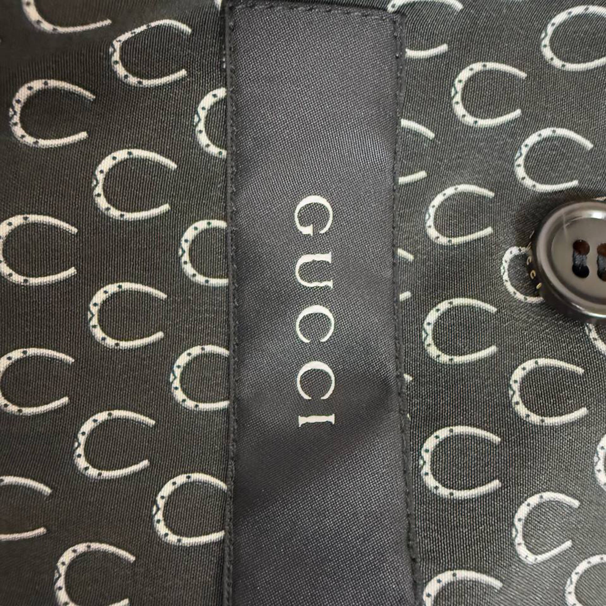 Men's Gucci Single-Breasted Blazer with Pockets in Black Corduroy