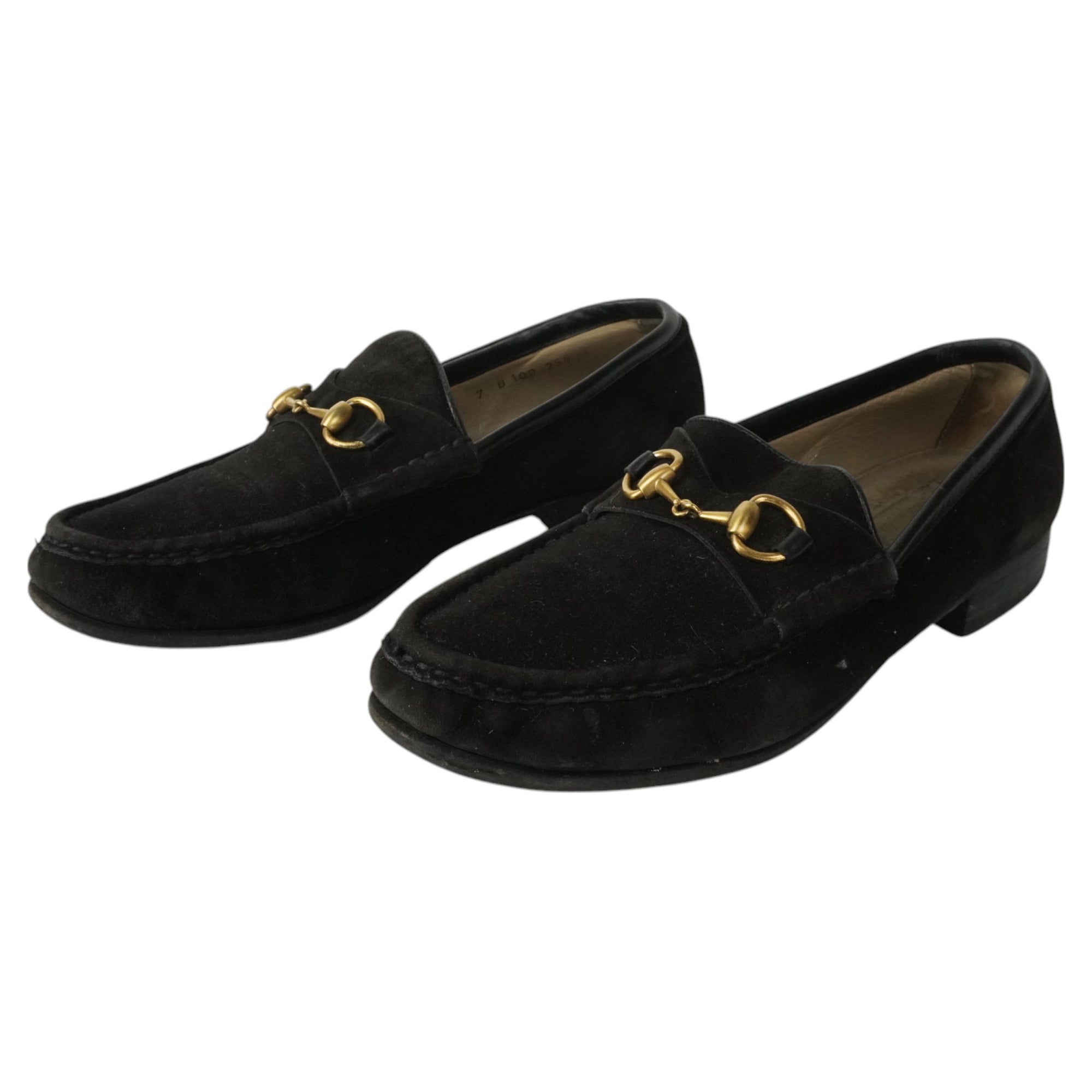 Women's Gucci Vintage Suede Horsebit Loafers