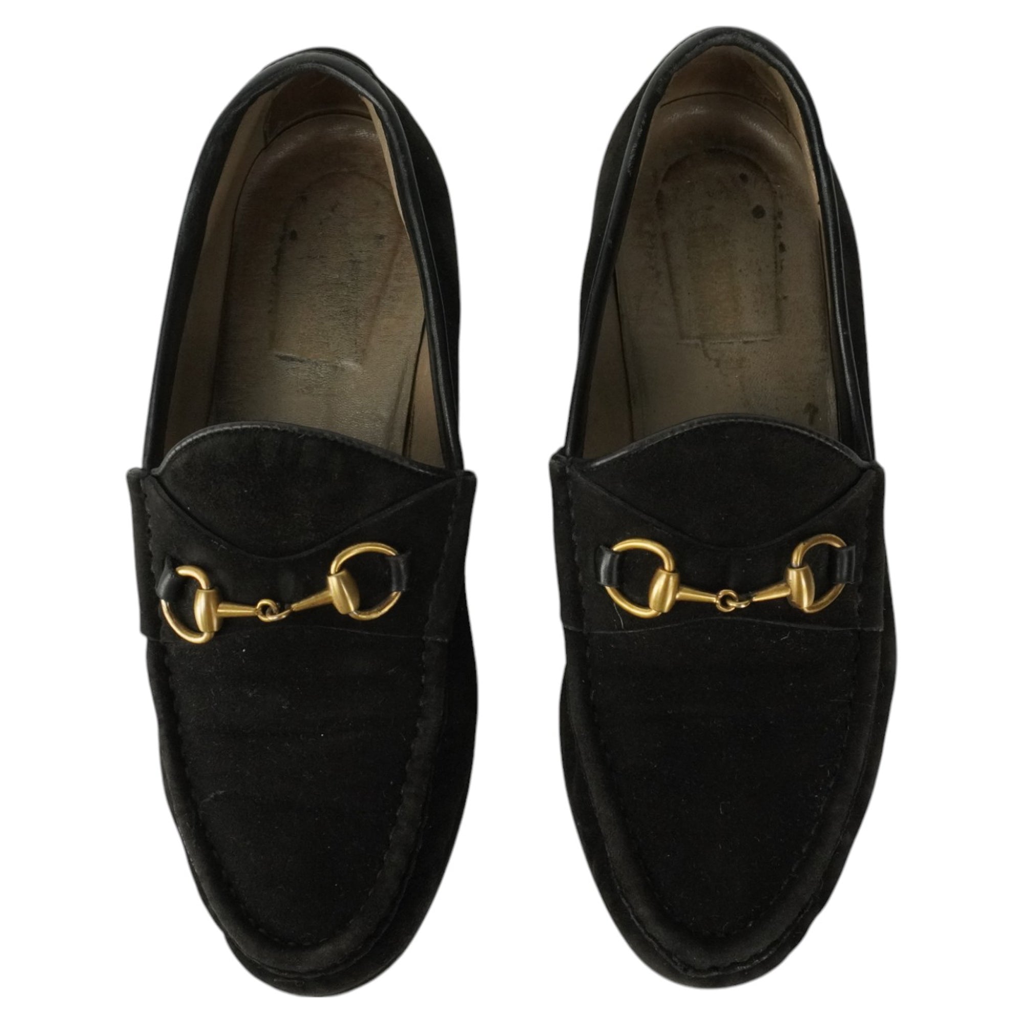 Women's Gucci Vintage Suede Horsebit Loafers