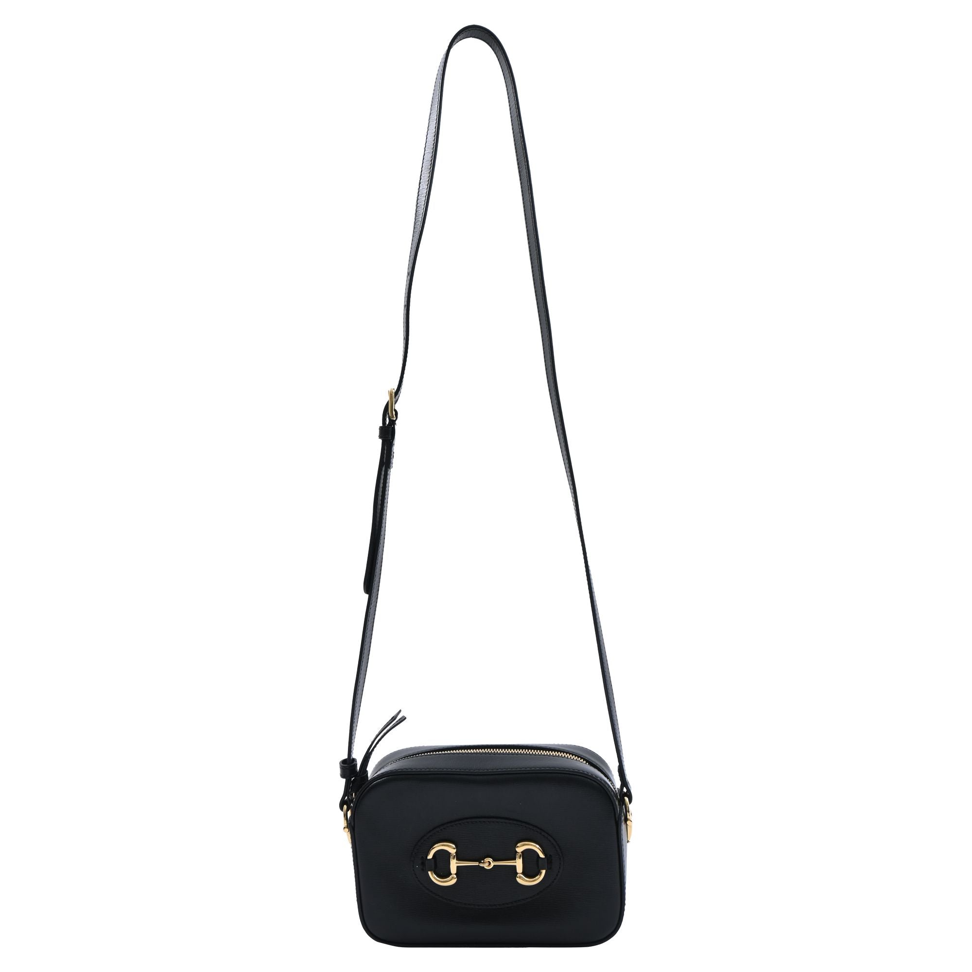 Horsebit 1955 Flap Pocket Camera Bag Leather Small