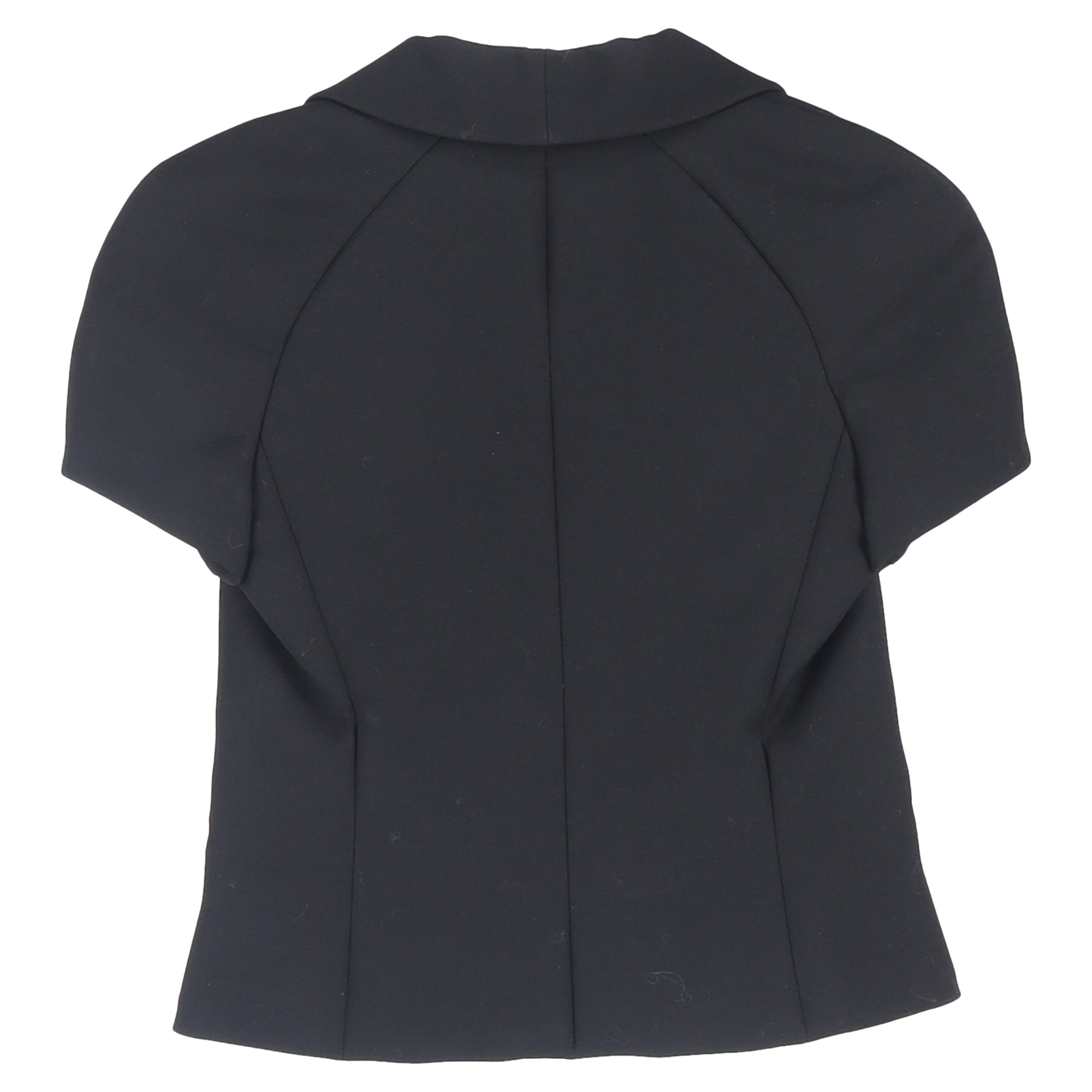 Women's Chanel F/W 2008 Tailored Shawl Blazer in Black Wool