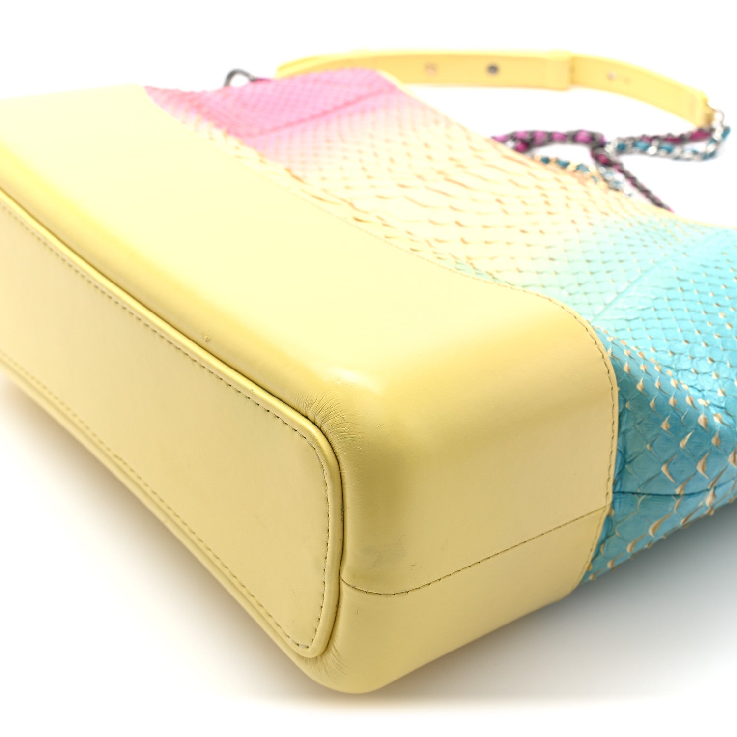 Snakeskin Medium Gabrielle Hobo Yellow Multicolor