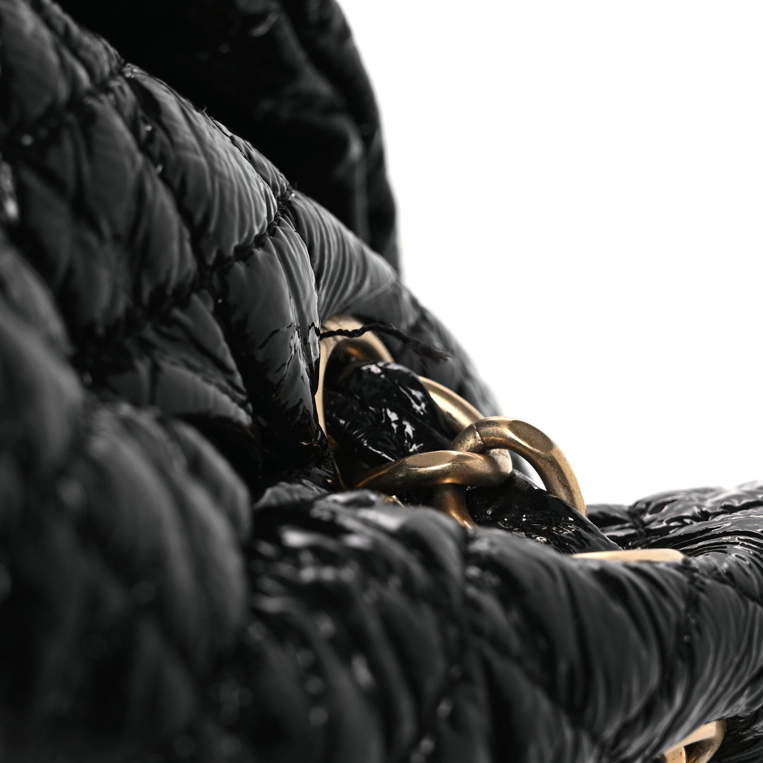 Vinyl XXL Rock and Chain Flap Black