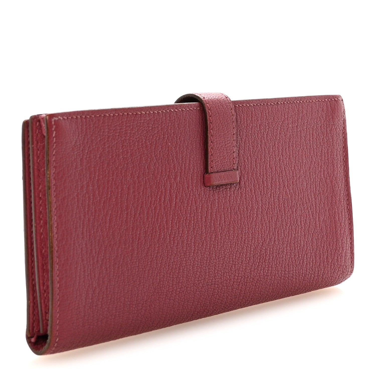 Chèvre Mysore Bearn Gusset Wallet Bois de Rose