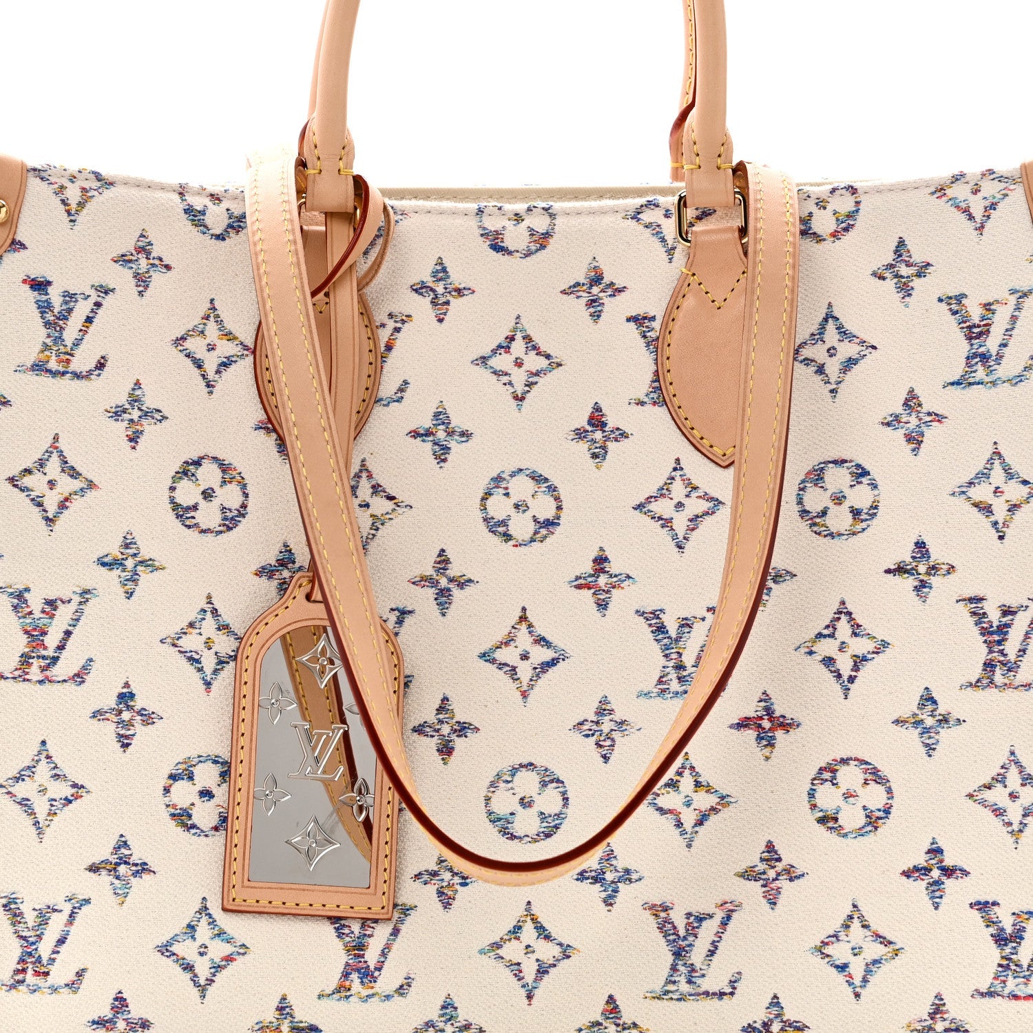 Monogram Jacquard Nautical Onthego MM Multicolor Beige