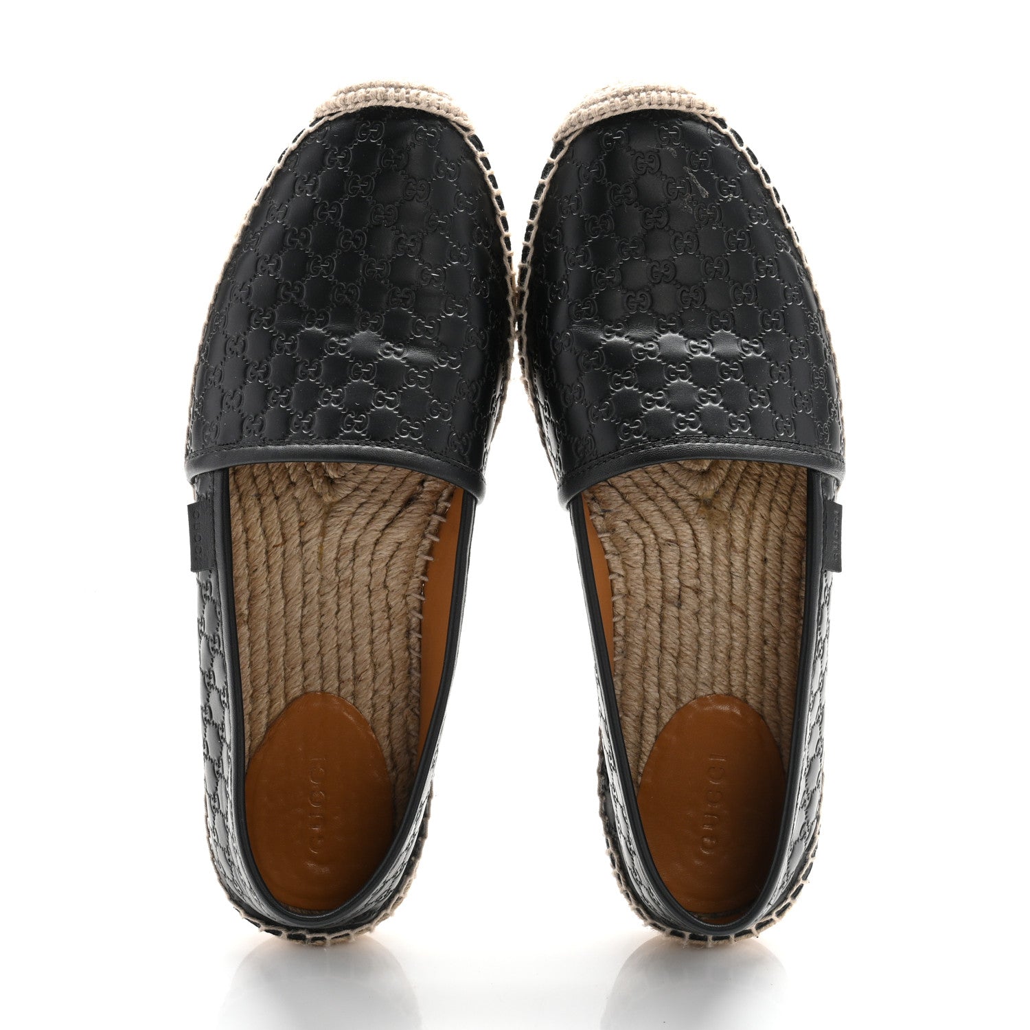 Microguccissima Signature Espadrilles 38 Black
