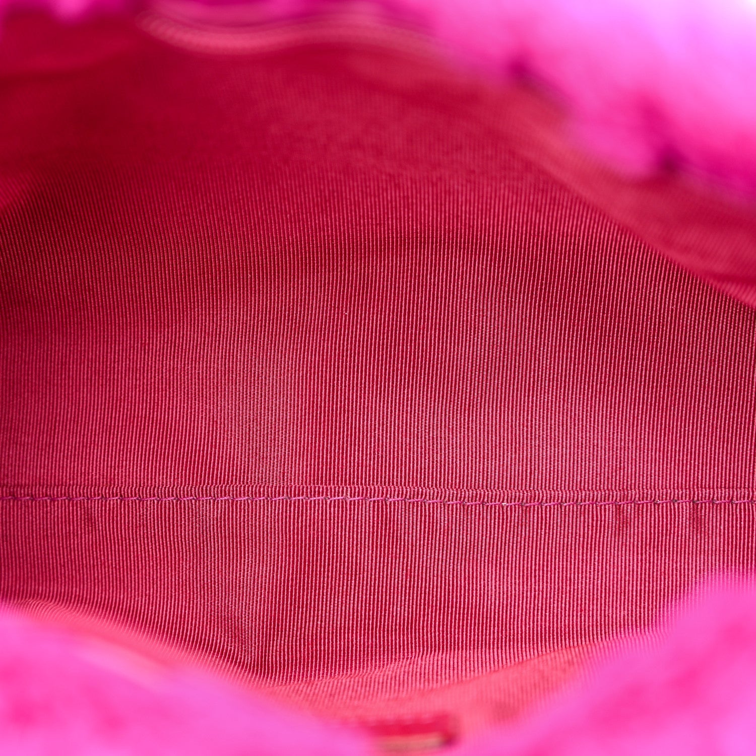 Rabbit Fur Shoulder Bag Fuchsia