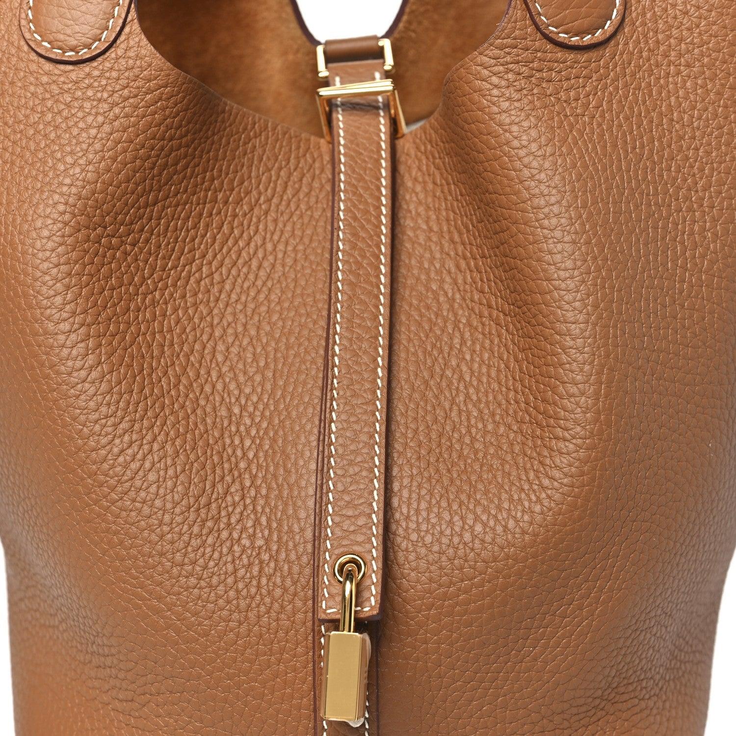 Taurillon Clemence Picotin Lock 22 MM Gold