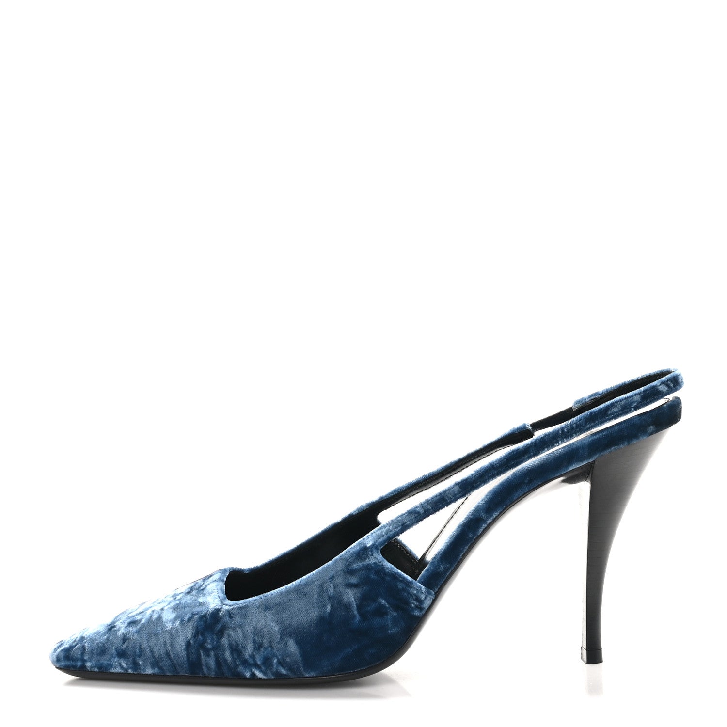 Velluto Mastrop Tom 90 Dream Slingback Pumps 40 Denim