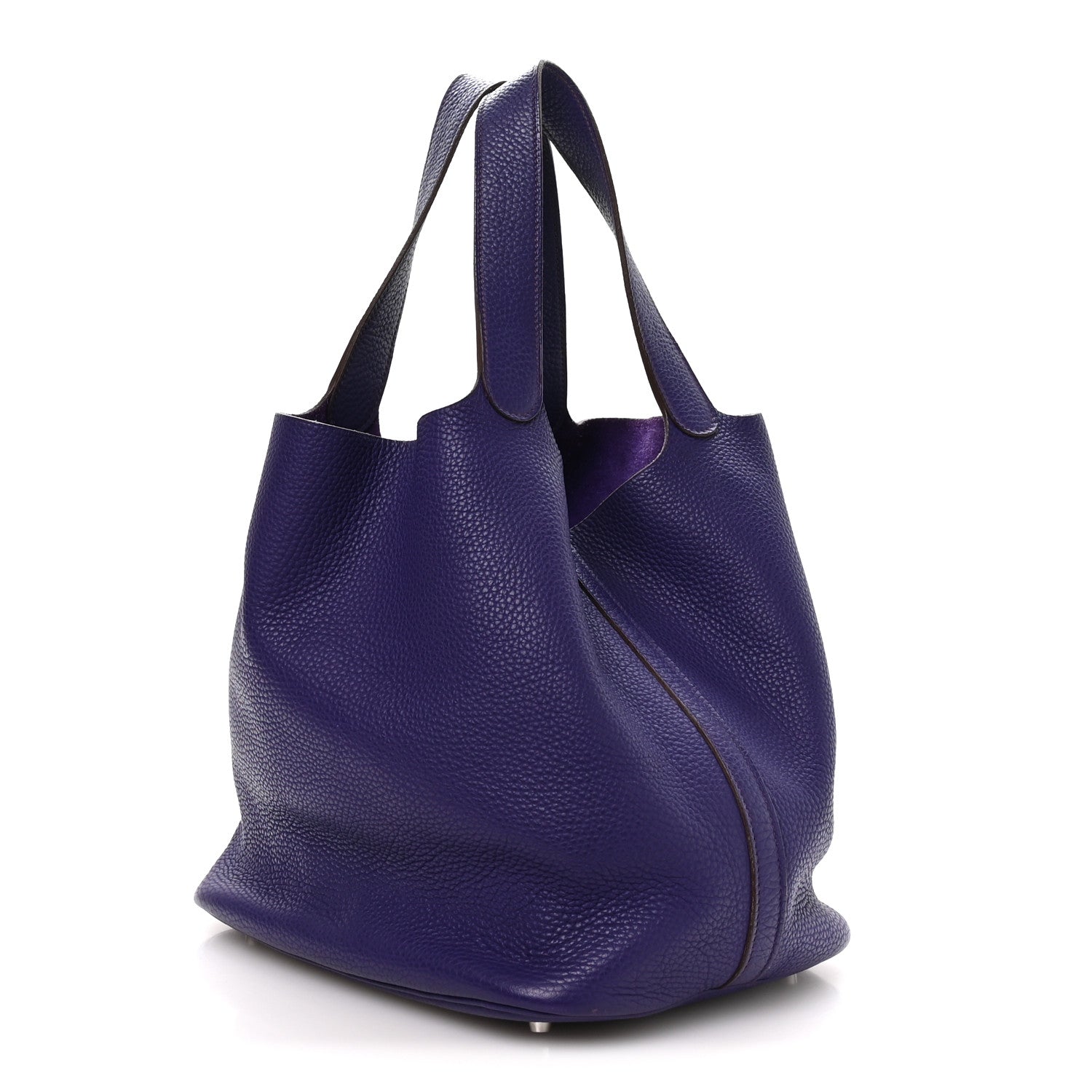 Taurillon Clemence Picotin Lock 26 GM Iris
