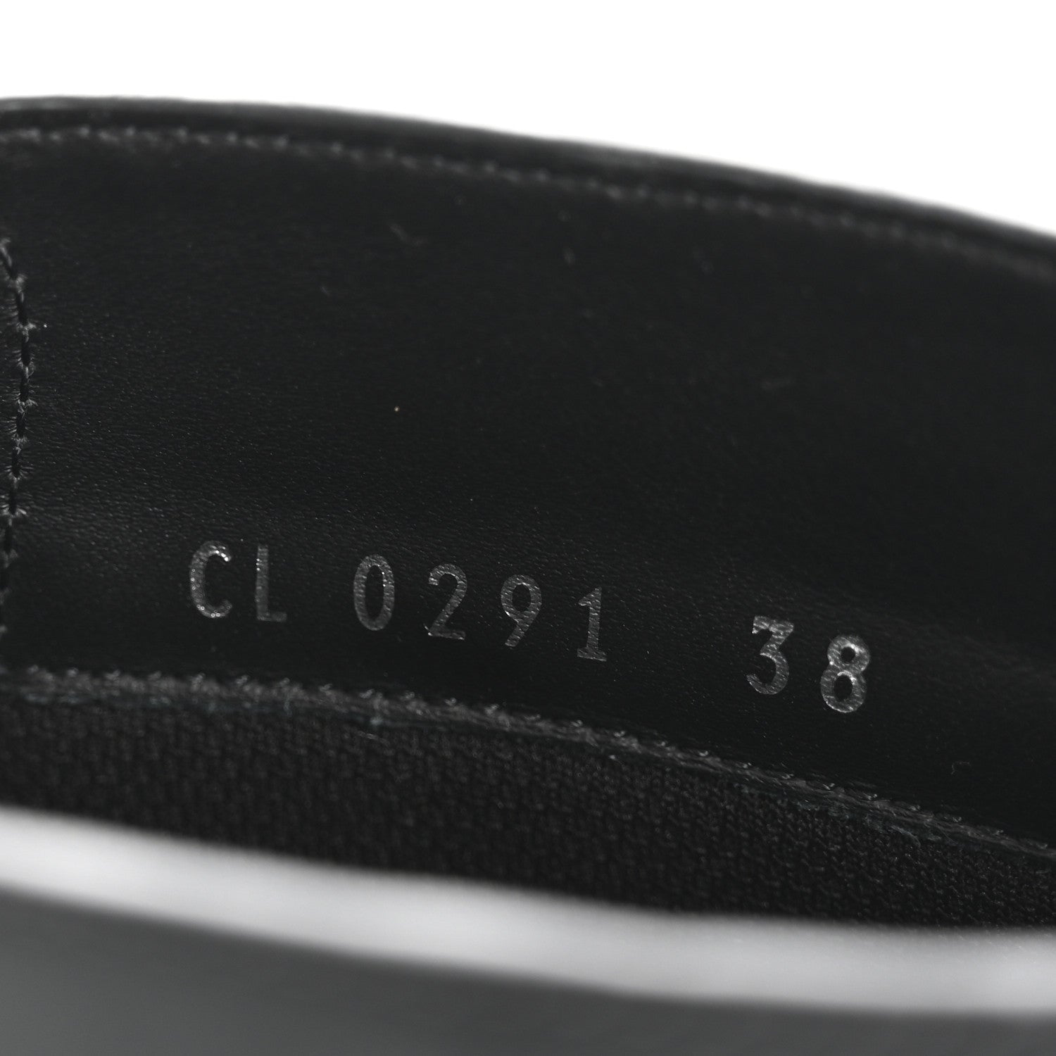 Calfskin Polar Flat Ankle Boots 38 Black
