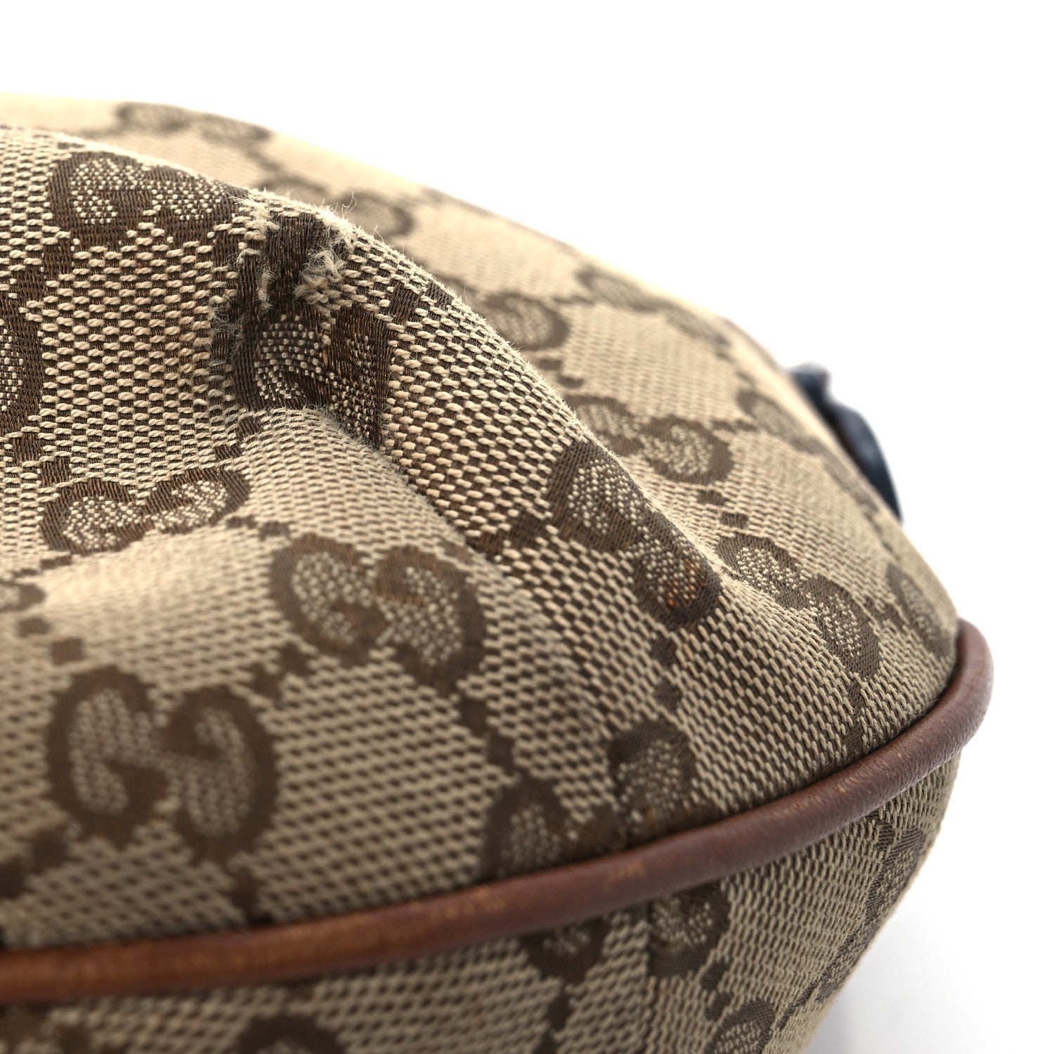 Monogram Medium Half Moon Hobo Brown