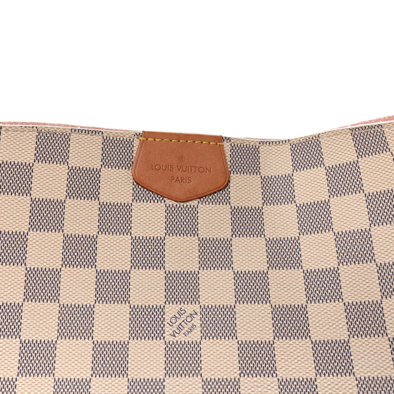 Damier Azur Graceful MM Rose Ballerine
