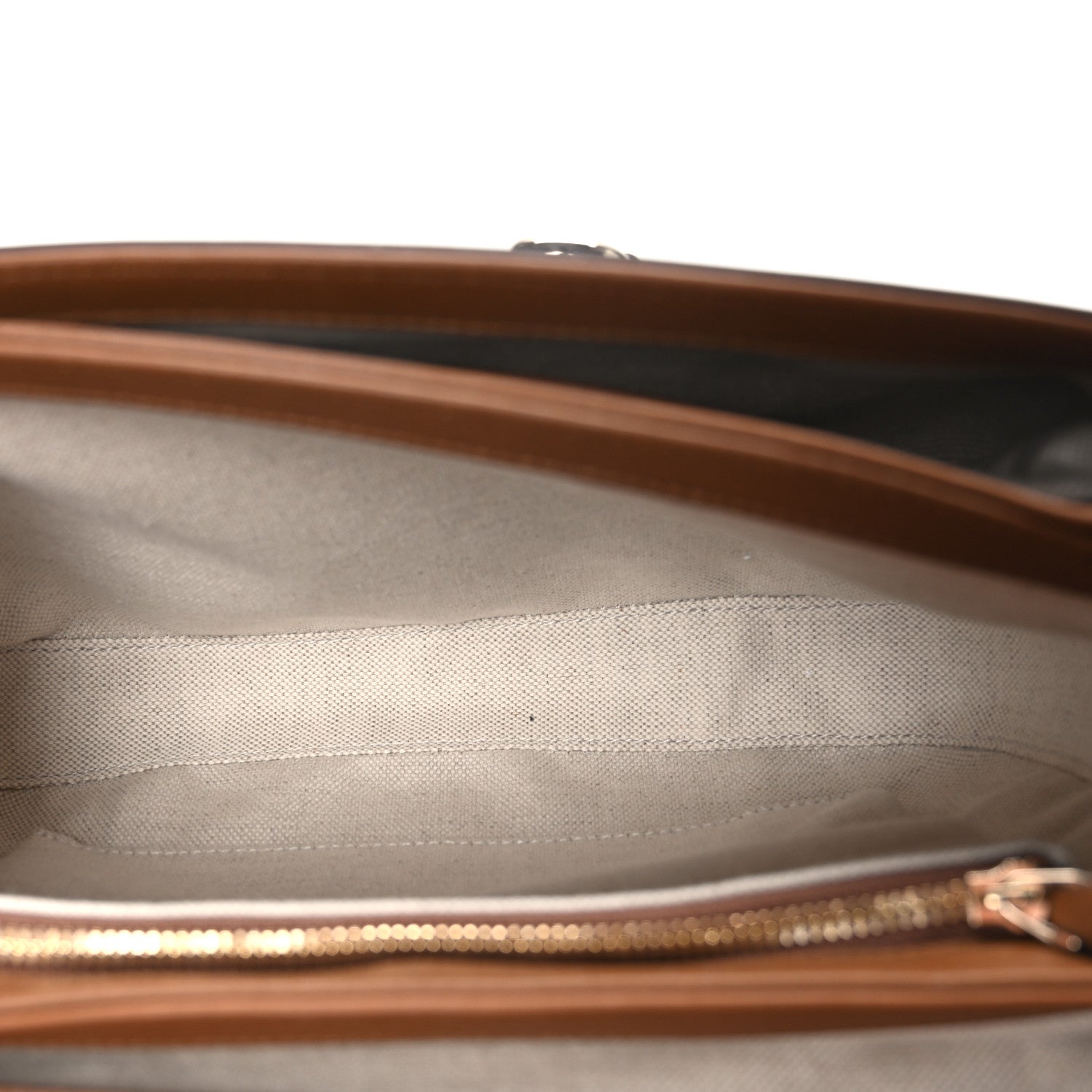 GG Supreme Monogram Horsebit 1955 Soft Small Shoulder Bag Beige Brown