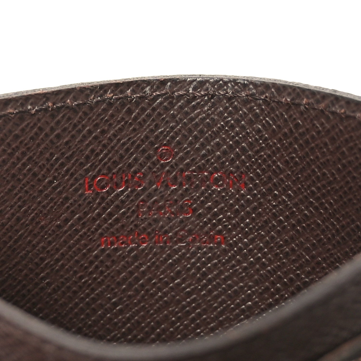 Damier Ebene Card Holder
