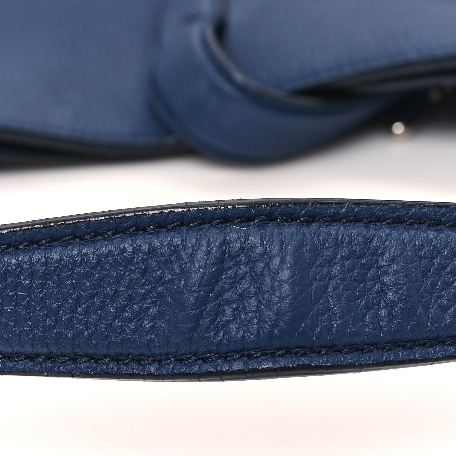 Soft Grained Calfskin Large Jackie Hobo Classic Blue Marine