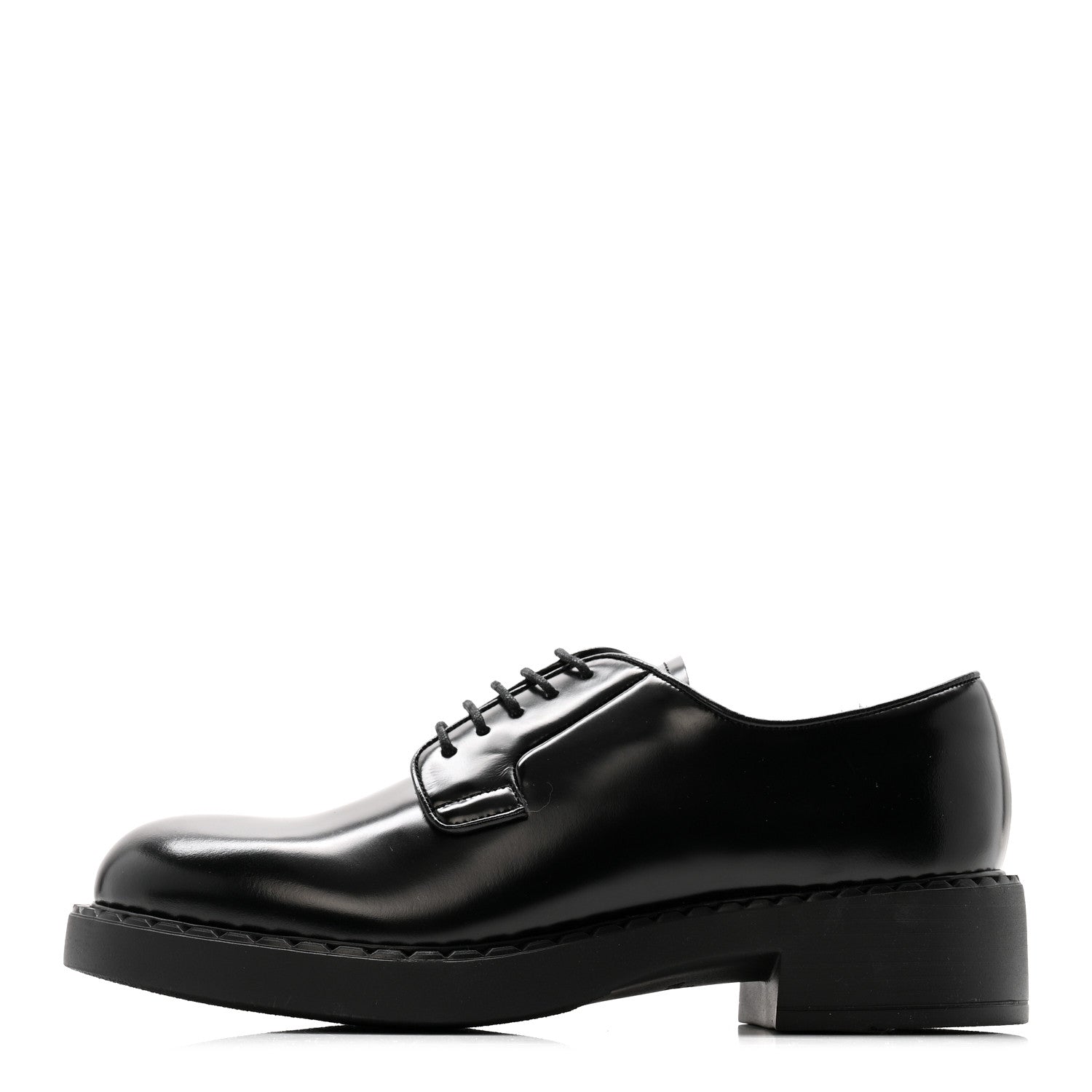 Spazzolato Calzature Donna 50mm Derby Loafers 39 Black