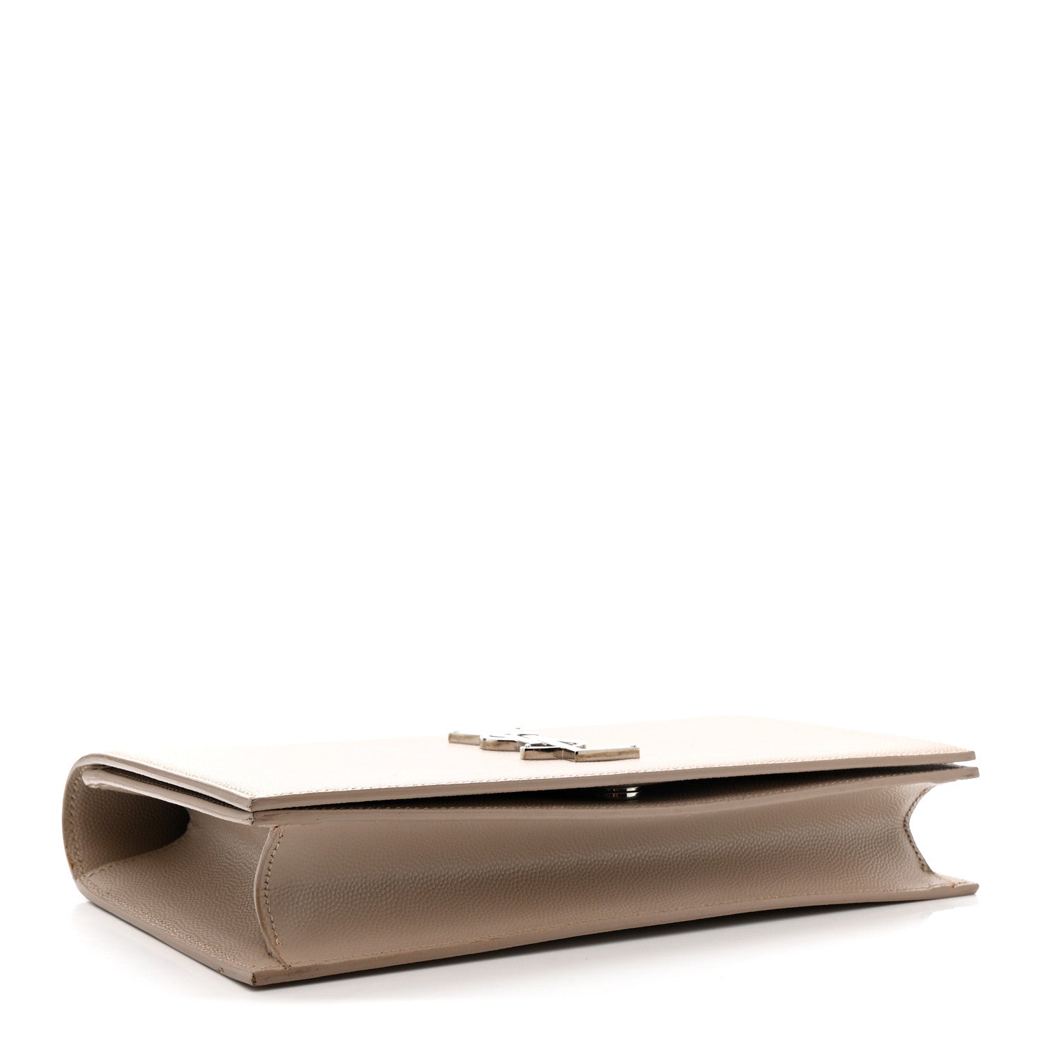 Grain De Poudre Classic Kate Monogram Clutch Nude Powder