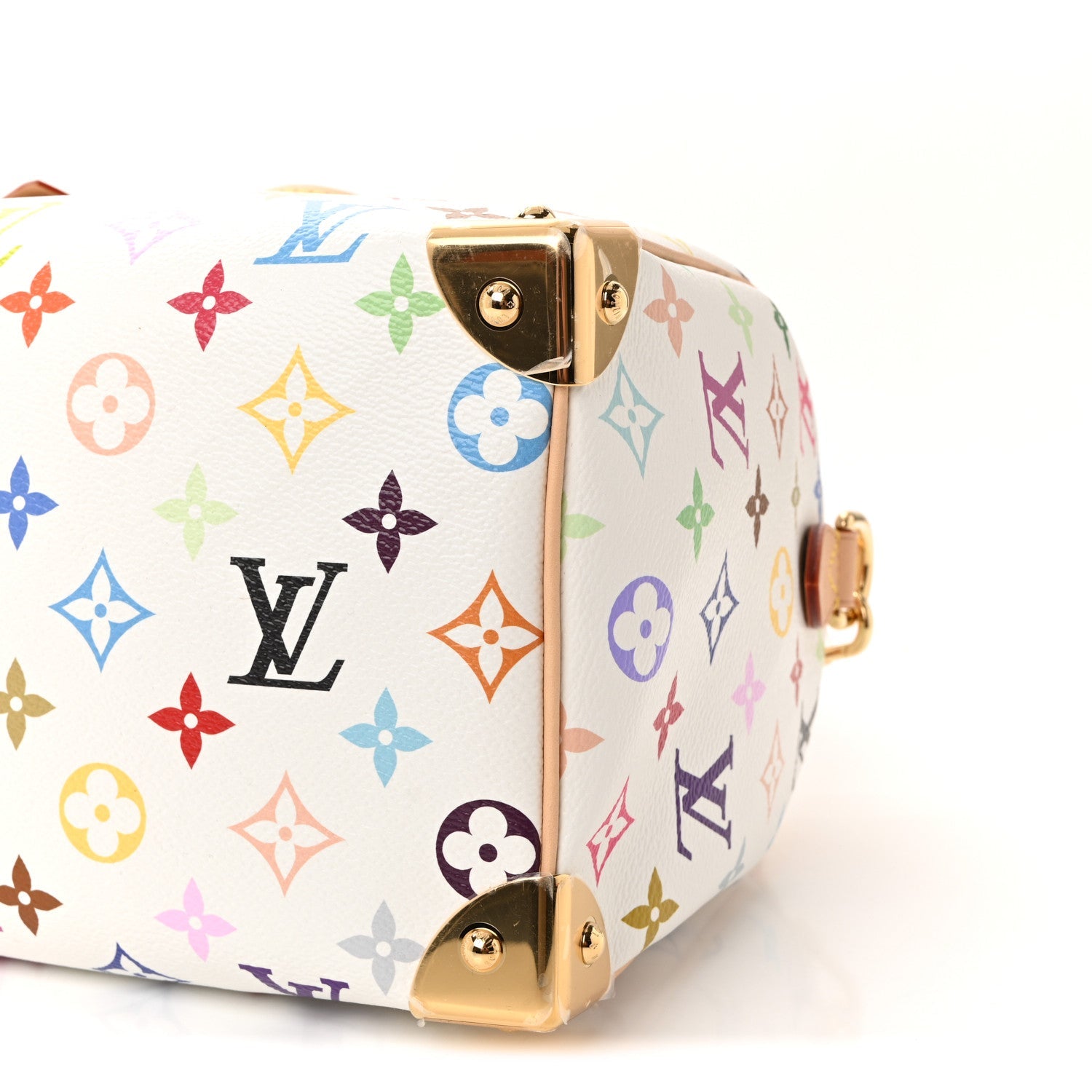 LV X TM Monogram Multicolor Speedy Bandouliere 25 White