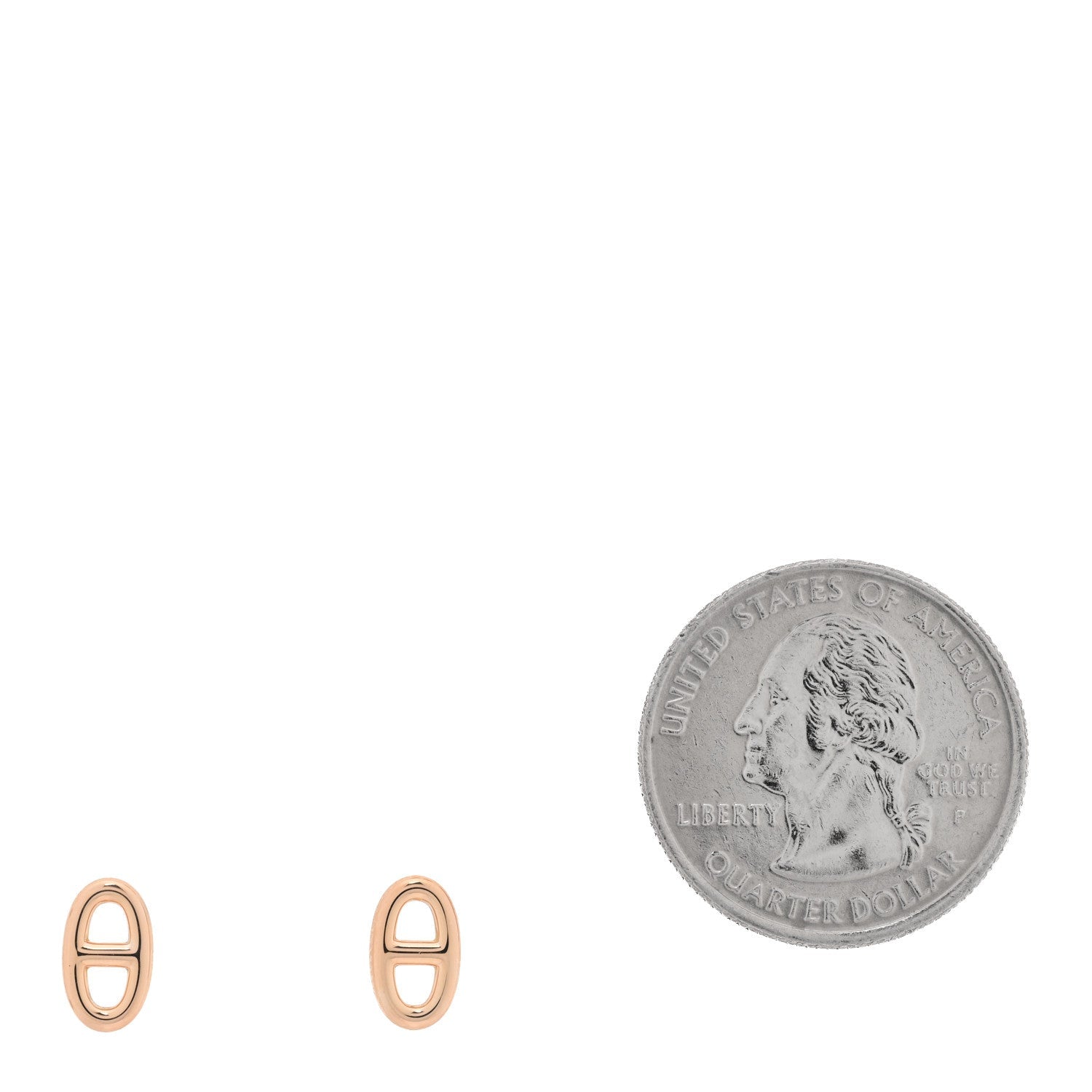 18K Rose Gold TPM Farandole Stud Earrings