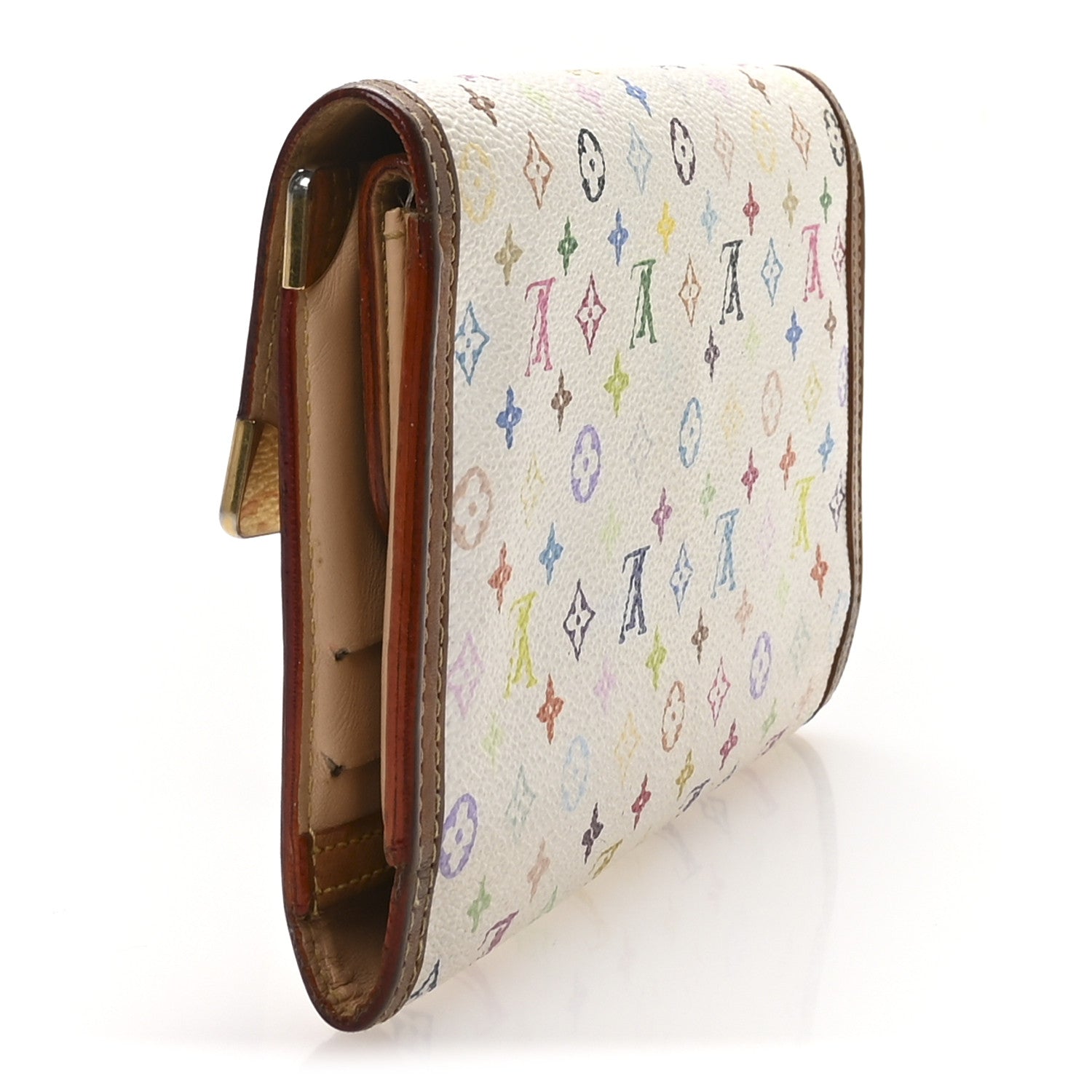 Monogram Multicolor Porte Tresor International Wallet White