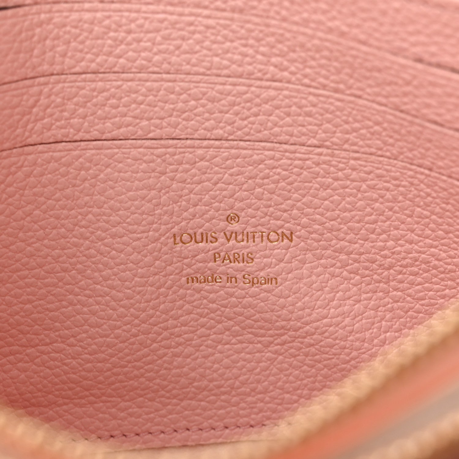 Empreinte Monogram Double Zip Pochette Rose