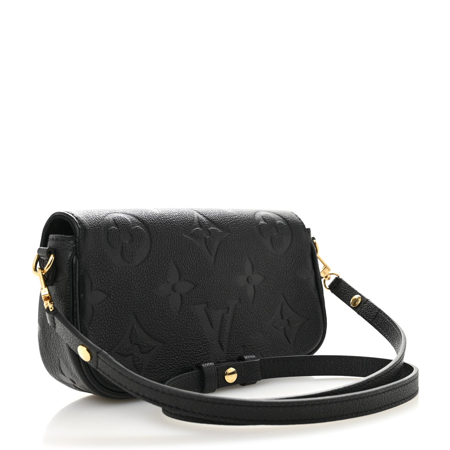 Empreinte Monogram Giant Ivy Wallet On Chain Black