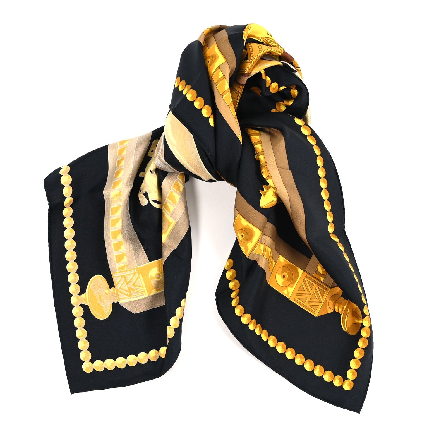 Silk Cuillers d'Afrique Scarf 90