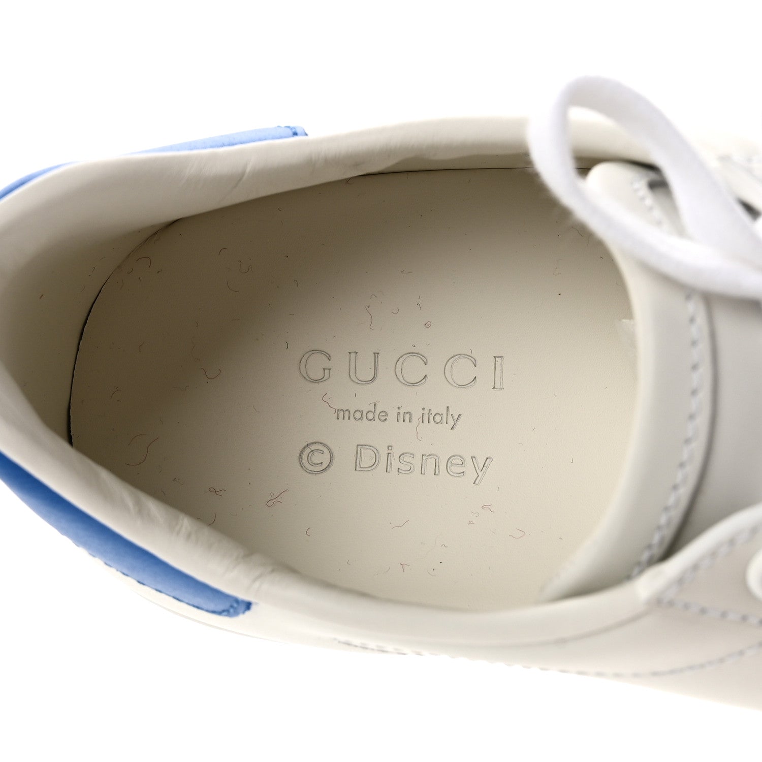 X DISNEY Calfskin Miro Soft Donald Duck Womens Ace Sneakers 37 White Bright Splash