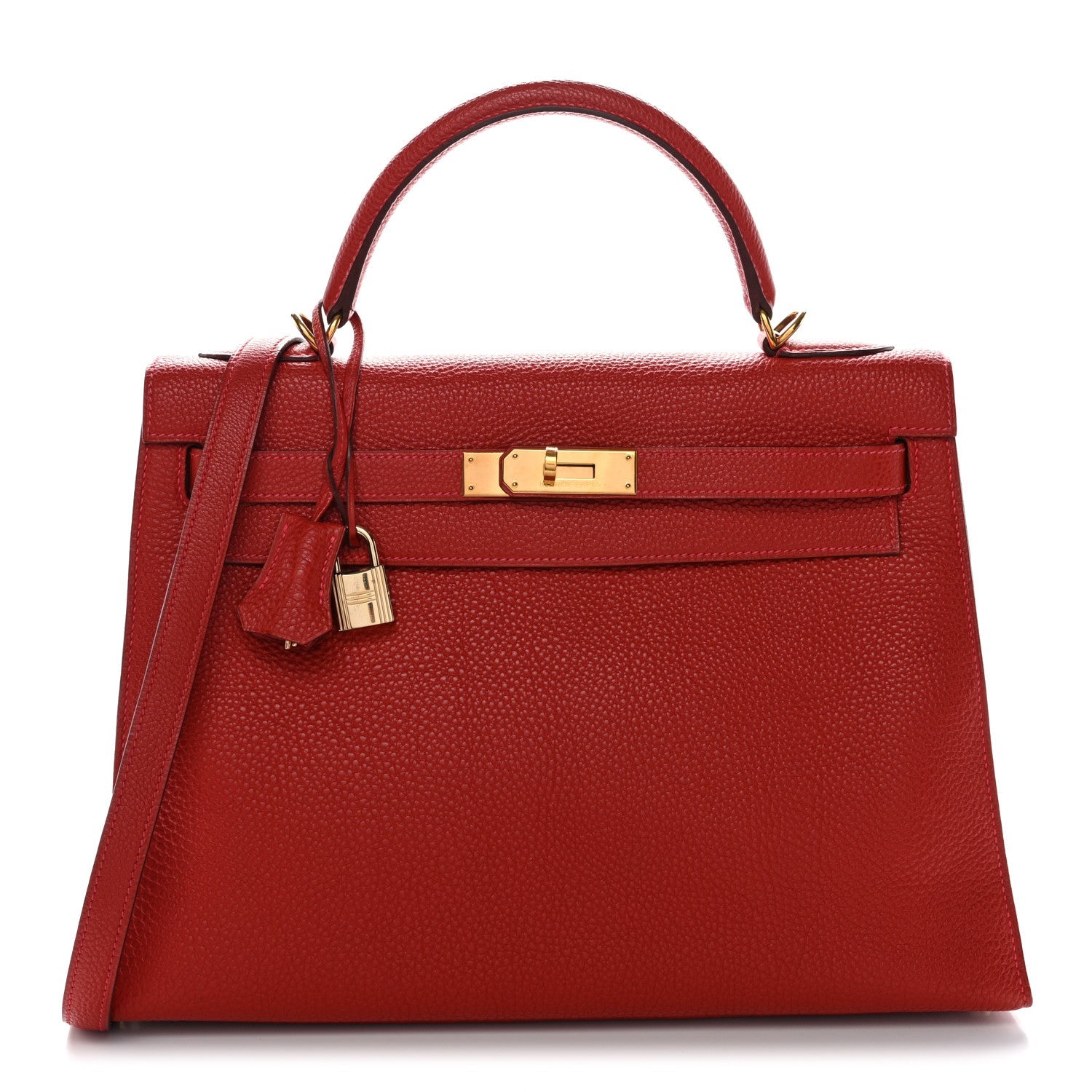 Togo Kelly Sellier 32 Rouge Vif