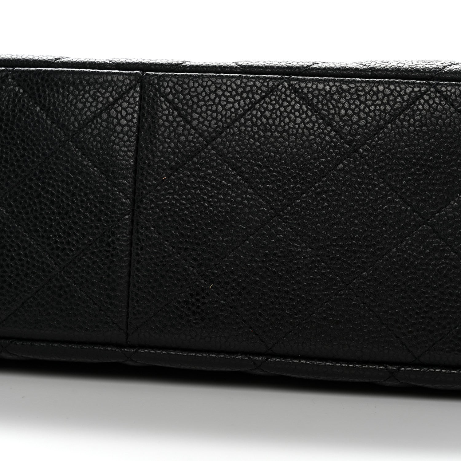 Caviar Quilted Jumbo Single Flap Black