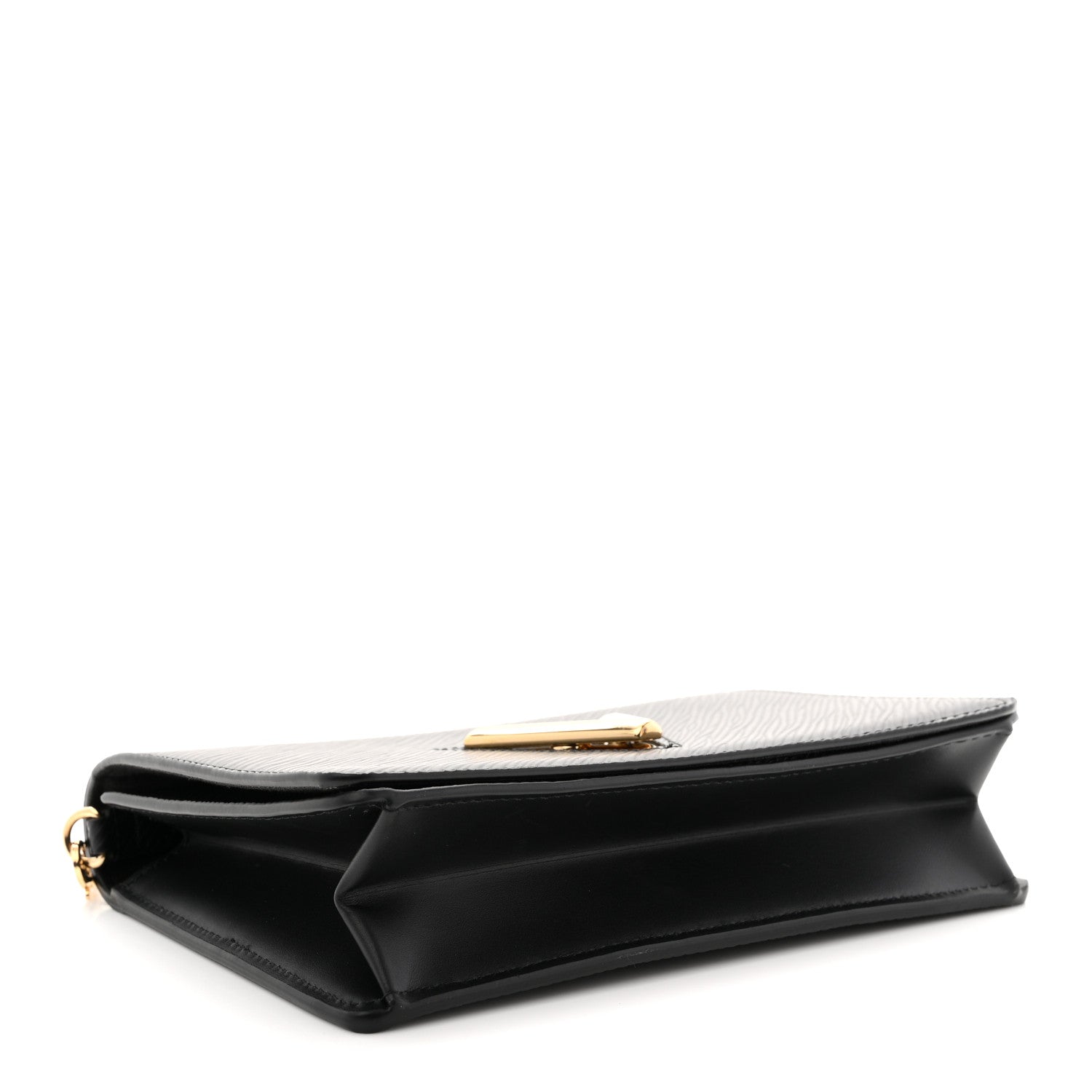 Epi Twist Belt Chain Wallet Black