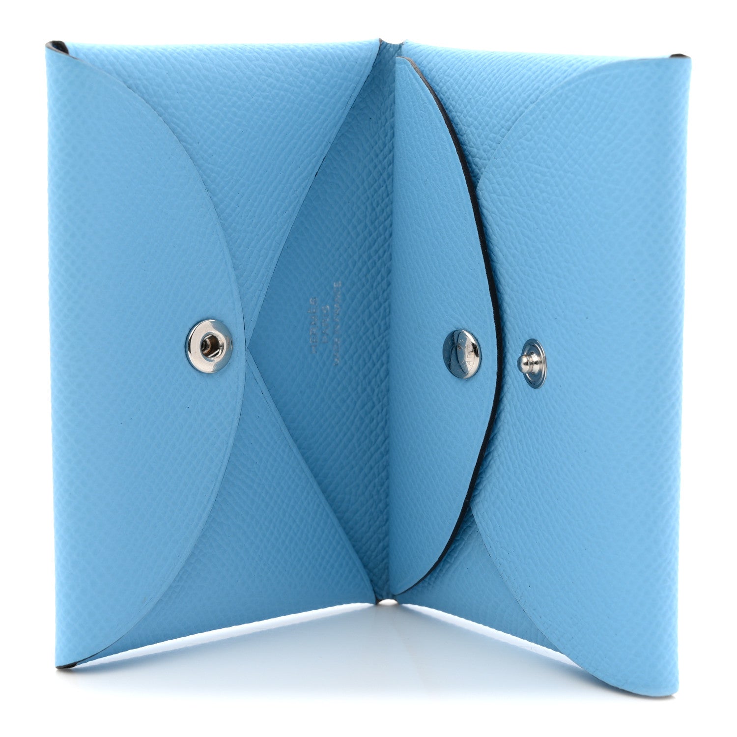 Epsom Calvi Duo Card Case Celeste